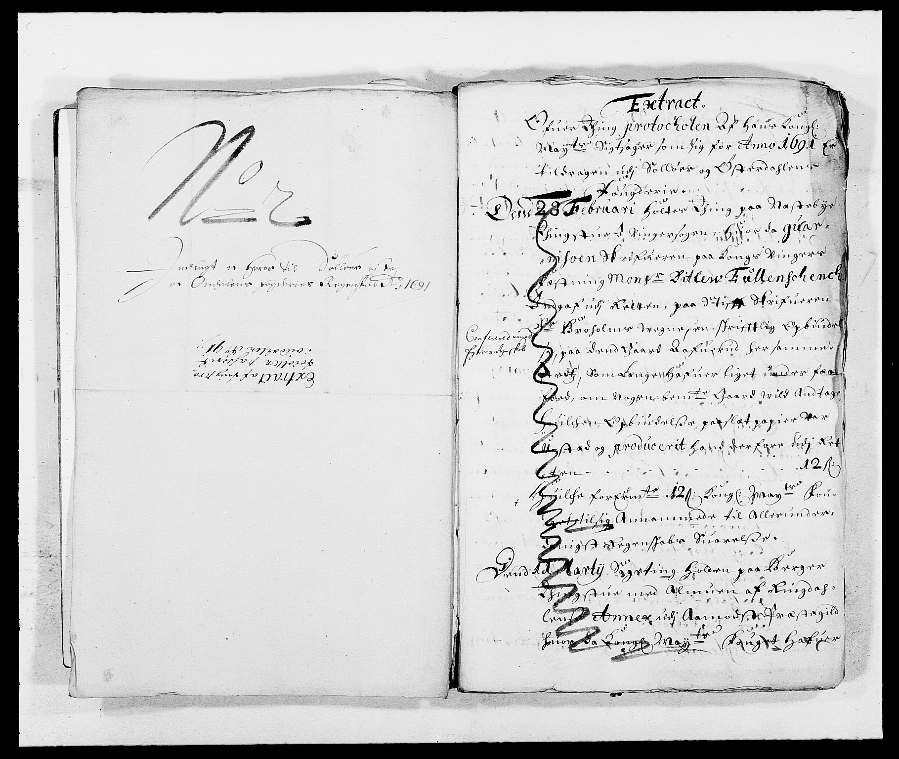 Rentekammeret inntil 1814, Reviderte regnskaper, Fogderegnskap, RA/EA-4092/R13/L0829: Fogderegnskap Solør, Odal og Østerdal, 1691, p. 274