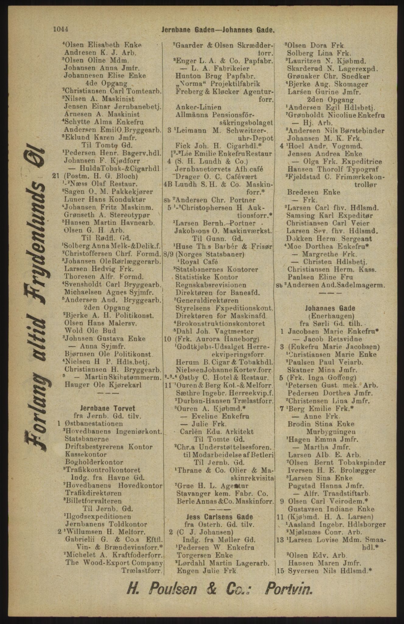 Kristiania/Oslo adressebok, PUBL/-, 1904, p. 1044