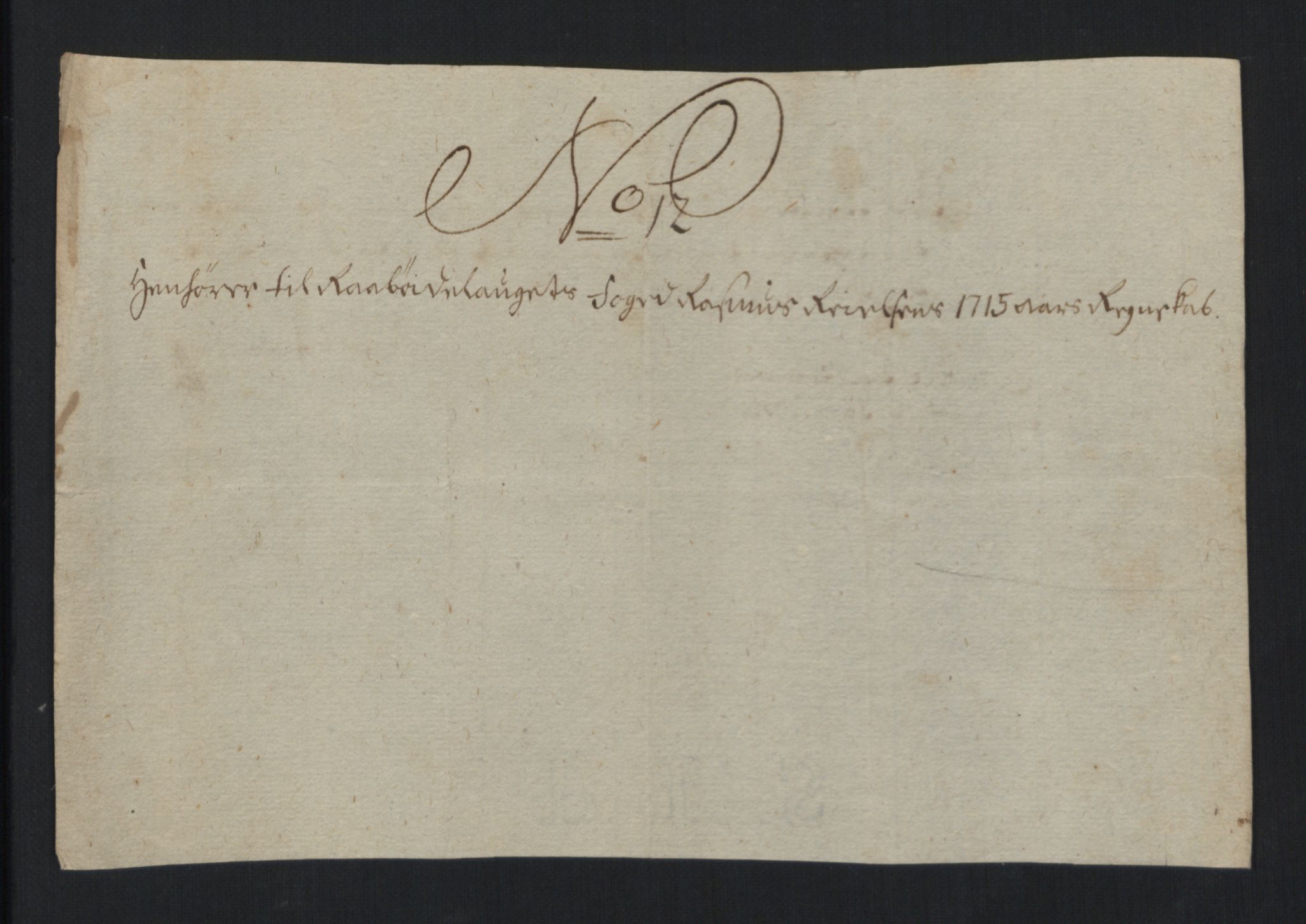 Rentekammeret inntil 1814, Reviderte regnskaper, Fogderegnskap, RA/EA-4092/R40/L2451: Fogderegnskap Råbyggelag, 1714-1715, p. 321