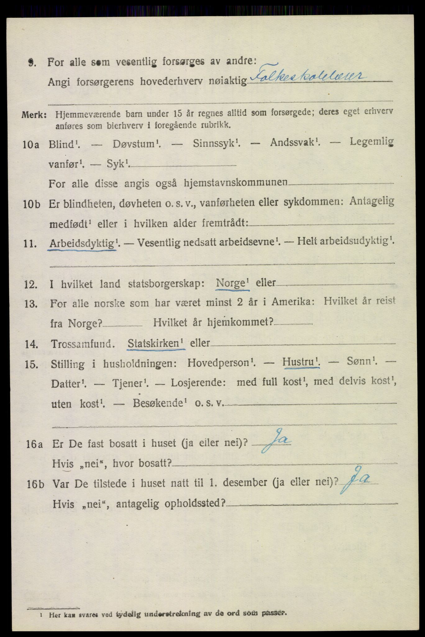 SAH, 1920 census for Ringsaker, 1920, p. 23661