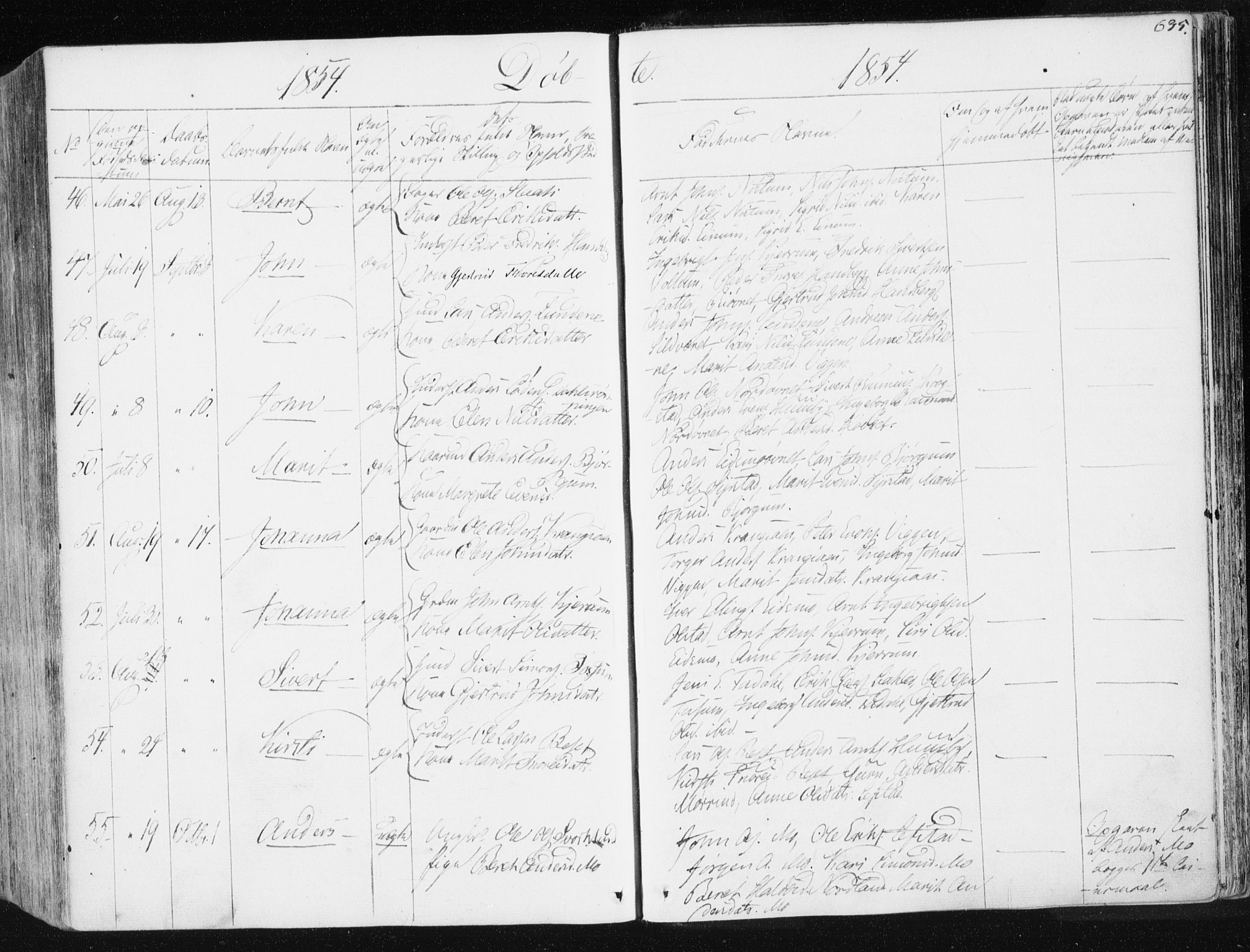 Ministerialprotokoller, klokkerbøker og fødselsregistre - Sør-Trøndelag, AV/SAT-A-1456/665/L0771: Parish register (official) no. 665A06, 1830-1856, p. 635