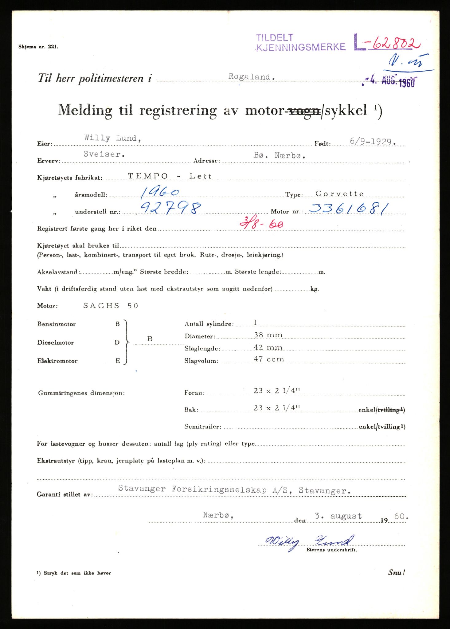 Stavanger trafikkstasjon, AV/SAST-A-101942/0/F/L0063: L-62700 - L-63799, 1930-1971, p. 313