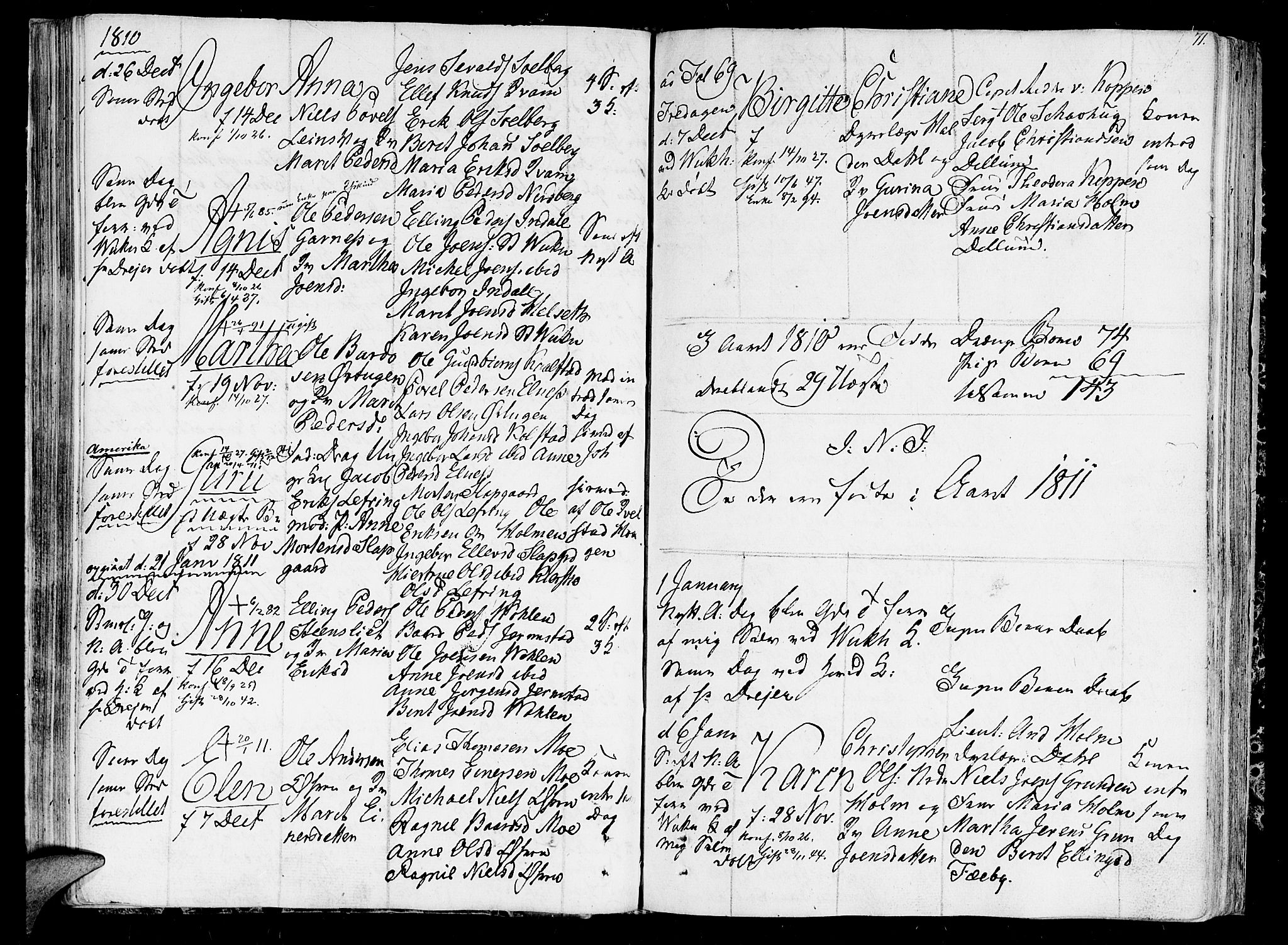 Ministerialprotokoller, klokkerbøker og fødselsregistre - Nord-Trøndelag, SAT/A-1458/723/L0233: Parish register (official) no. 723A04, 1805-1816, p. 71
