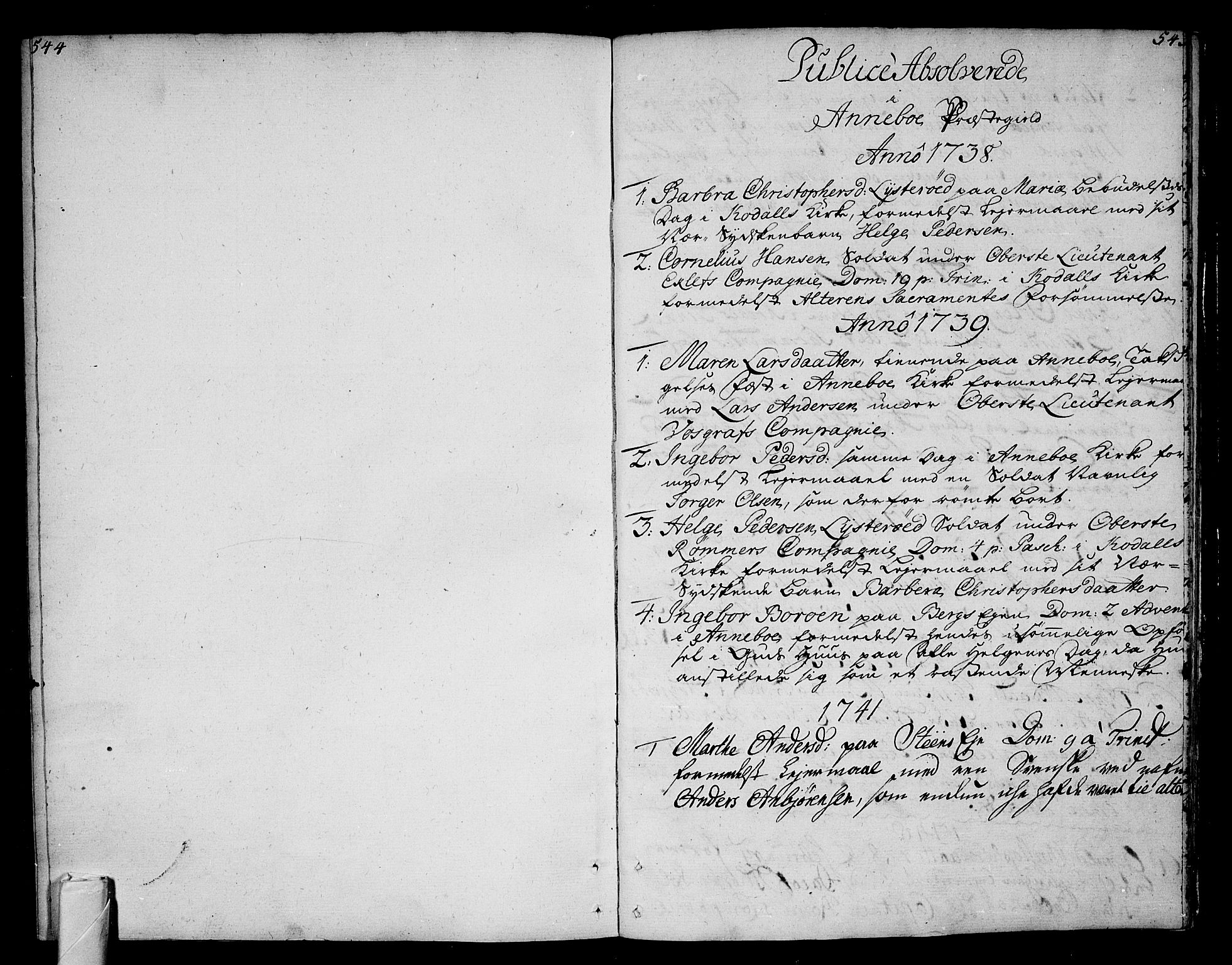 Andebu kirkebøker, AV/SAKO-A-336/F/Fa/L0002: Parish register (official) no. 2, 1733-1802, p. 544-545