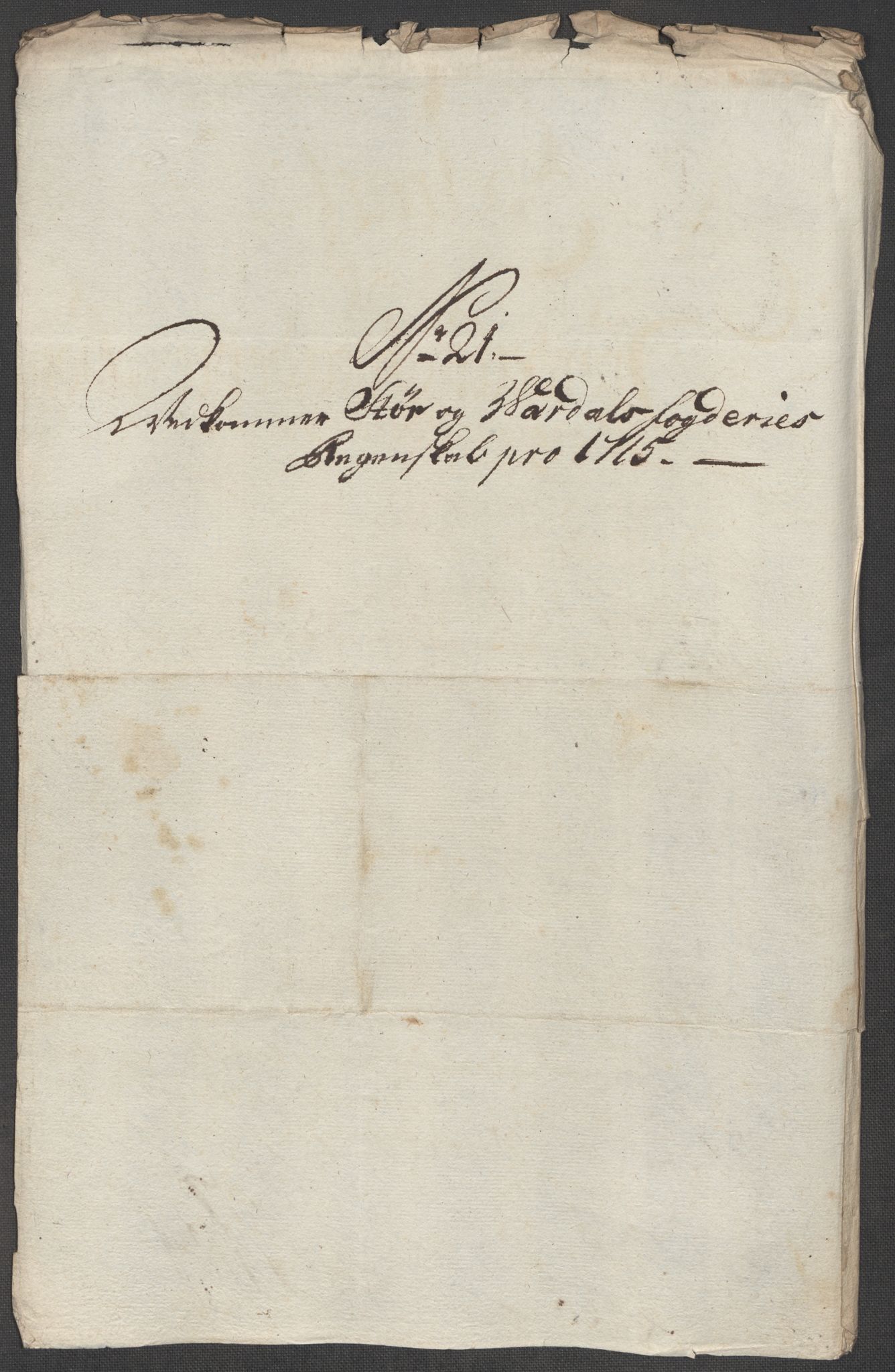 Rentekammeret inntil 1814, Reviderte regnskaper, Fogderegnskap, AV/RA-EA-4092/R62/L4205: Fogderegnskap Stjørdal og Verdal, 1715, p. 222