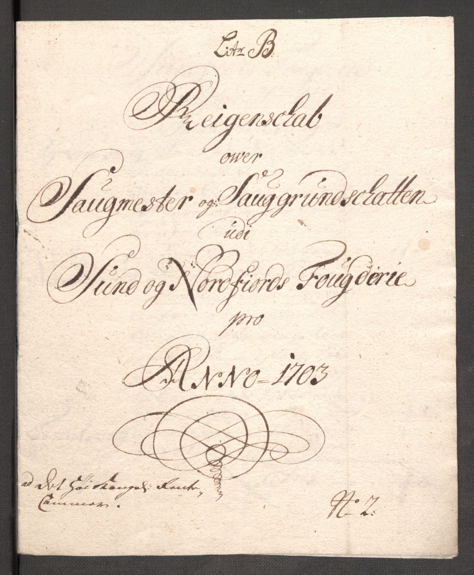 Rentekammeret inntil 1814, Reviderte regnskaper, Fogderegnskap, RA/EA-4092/R53/L3427: Fogderegnskap Sunn- og Nordfjord, 1703, p. 114