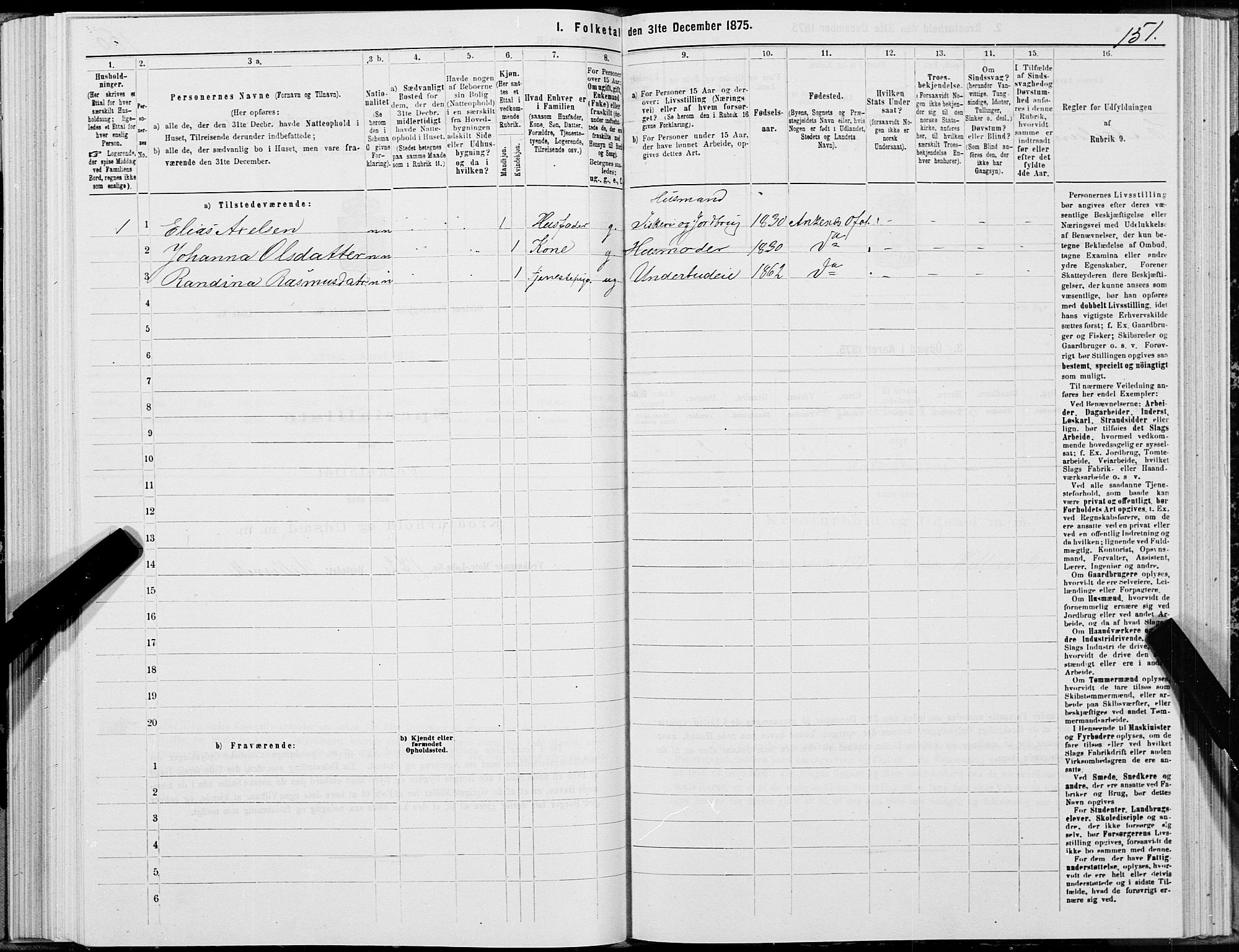 SAT, 1875 census for 1853P Ofoten, 1875, p. 3151