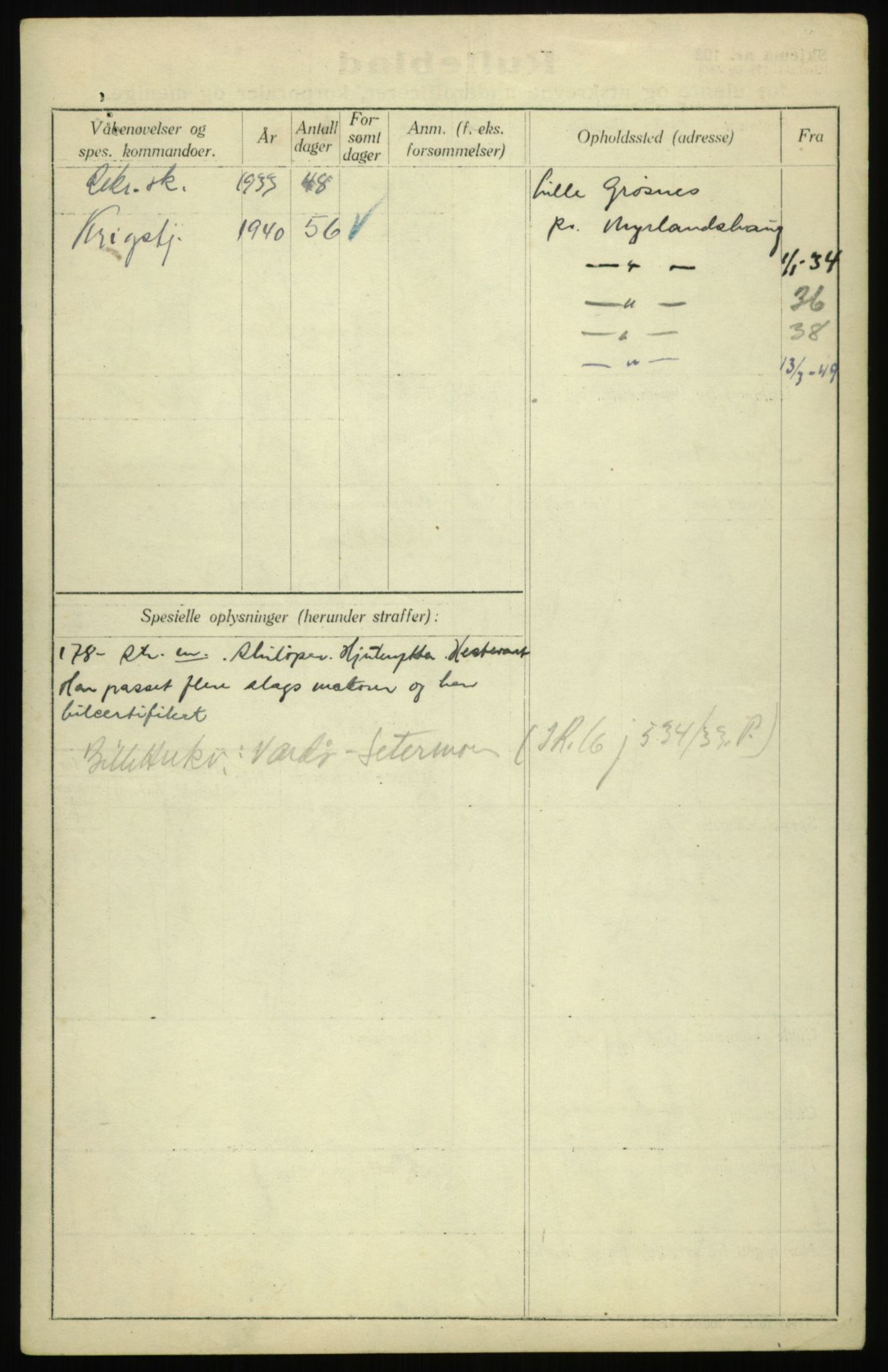 Forsvaret, Troms infanteriregiment nr. 16, AV/RA-RAFA-3146/P/Pa/L0017: Rulleblad for regimentets menige mannskaper, årsklasse 1933, 1933, p. 1322