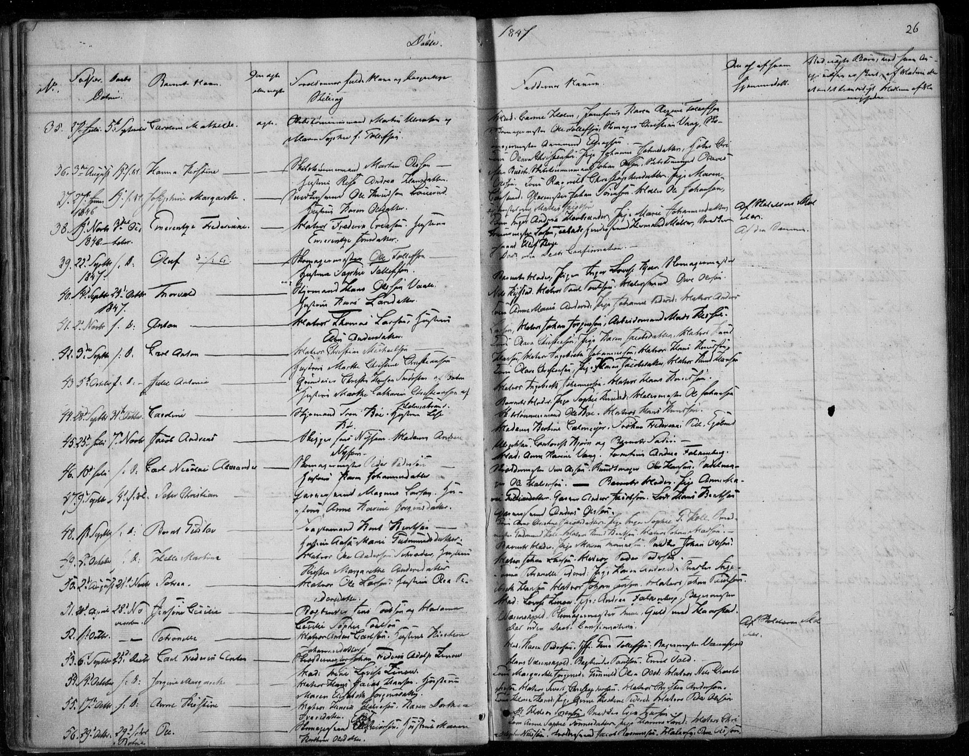Holmestrand kirkebøker, SAKO/A-346/F/Fa/L0002: Parish register (official) no. 2, 1840-1866, p. 26