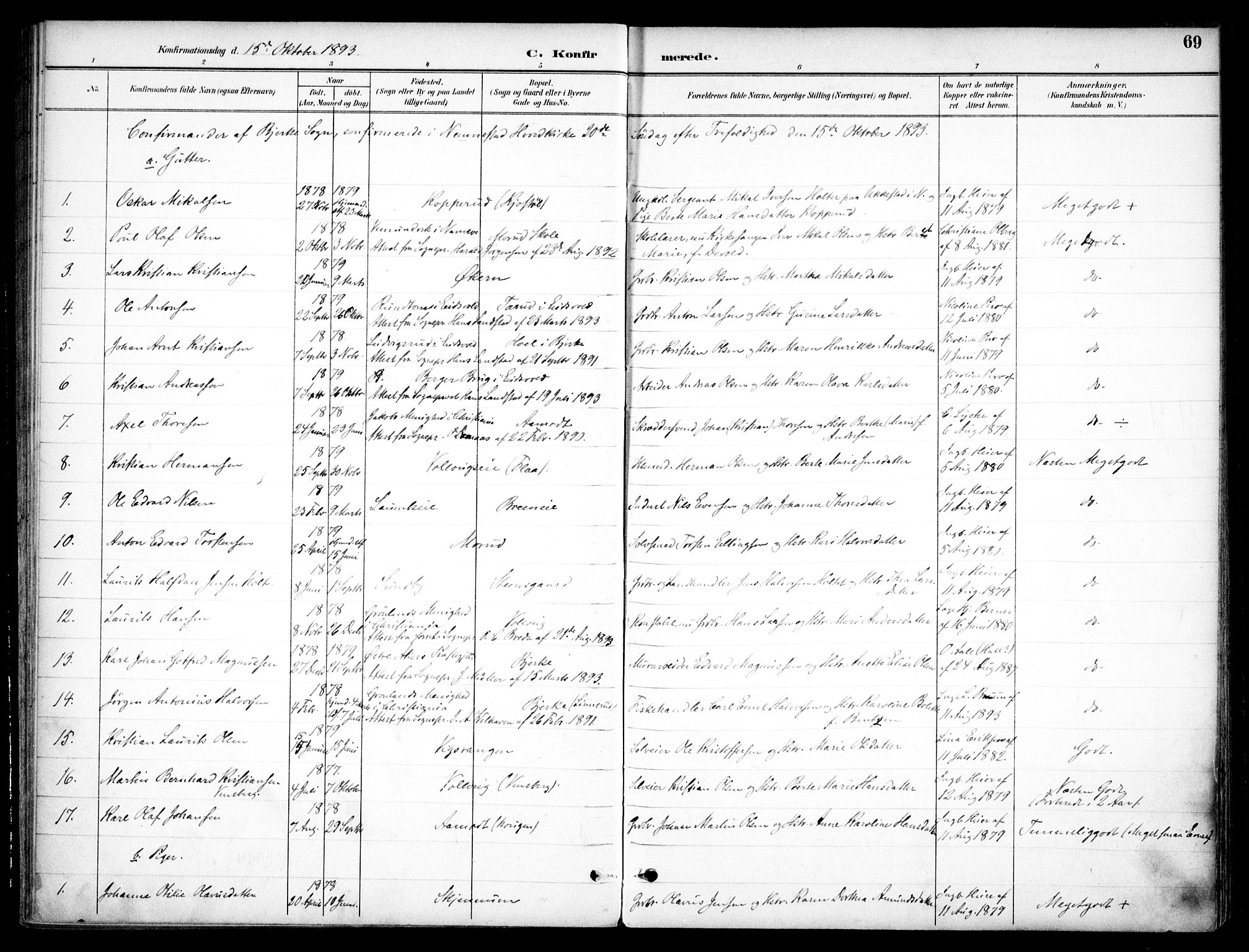 Nannestad prestekontor Kirkebøker, SAO/A-10414a/F/Fc/L0002: Parish register (official) no. III 2, 1893-1907, p. 69