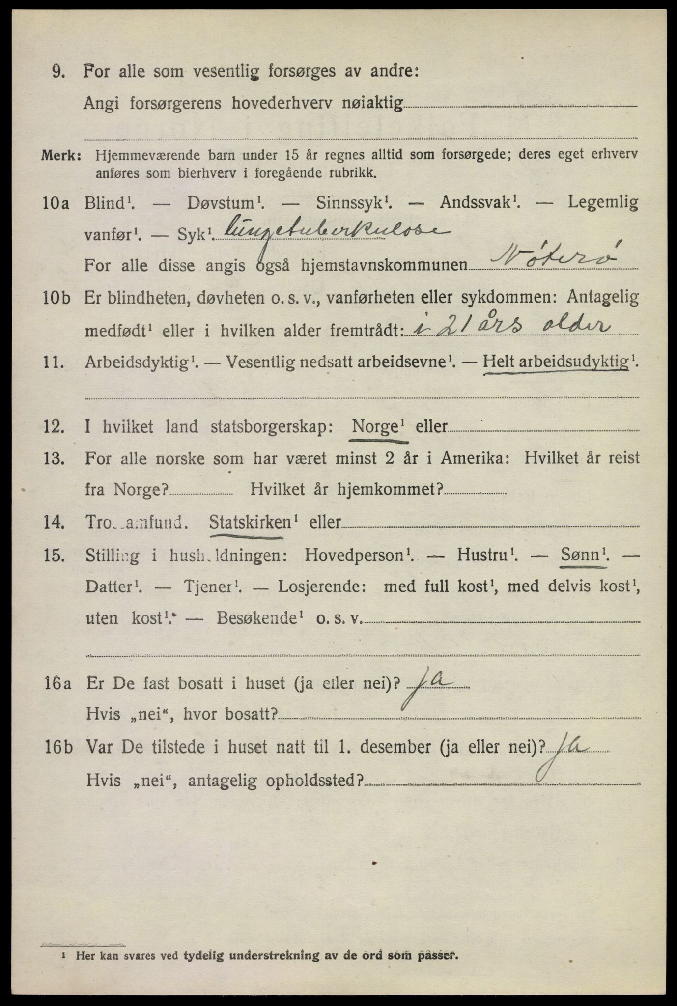 SAKO, 1920 census for Nøtterøy, 1920, p. 11486