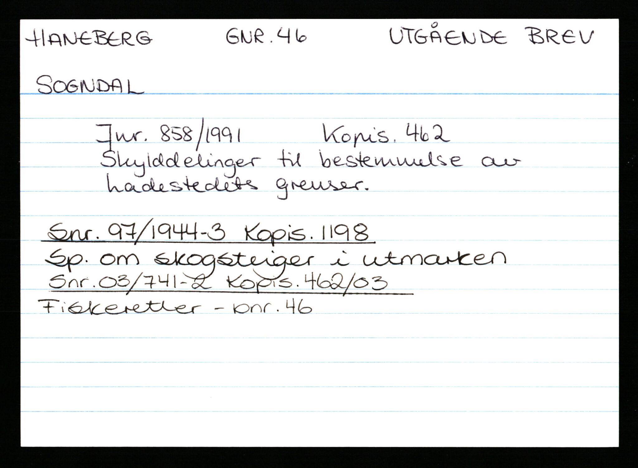 Statsarkivet i Stavanger, AV/SAST-A-101971/03/Y/Yk/L0015: Registerkort sortert etter gårdsnavn: Haneberg - Haugland nedre, 1750-1930, p. 2