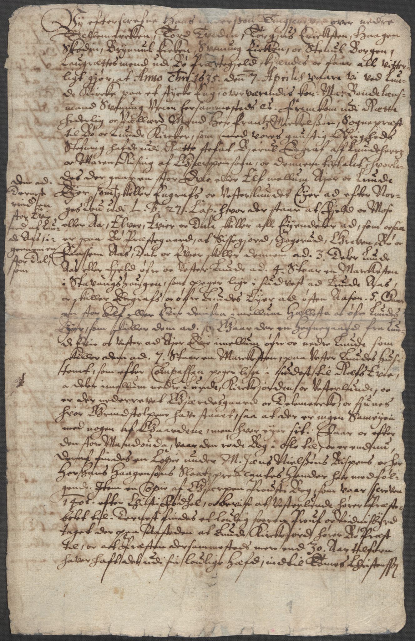 Riksarkivets diplomsamling, AV/RA-EA-5965/F15/L0027: Prestearkiv - Telemark, 1587-1738, p. 48