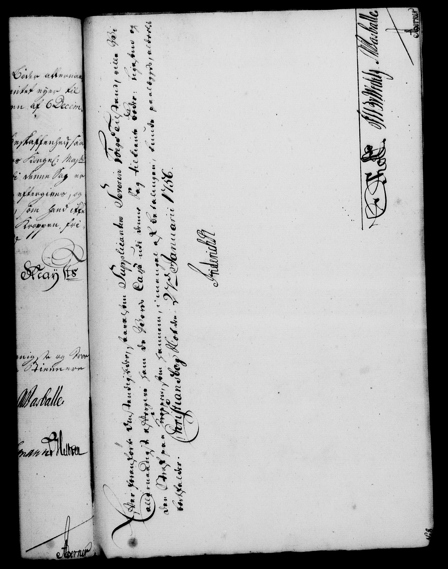 Rentekammeret, Kammerkanselliet, RA/EA-3111/G/Gf/Gfa/L0038: Norsk relasjons- og resolusjonsprotokoll (merket RK 52.38), 1756, p. 70