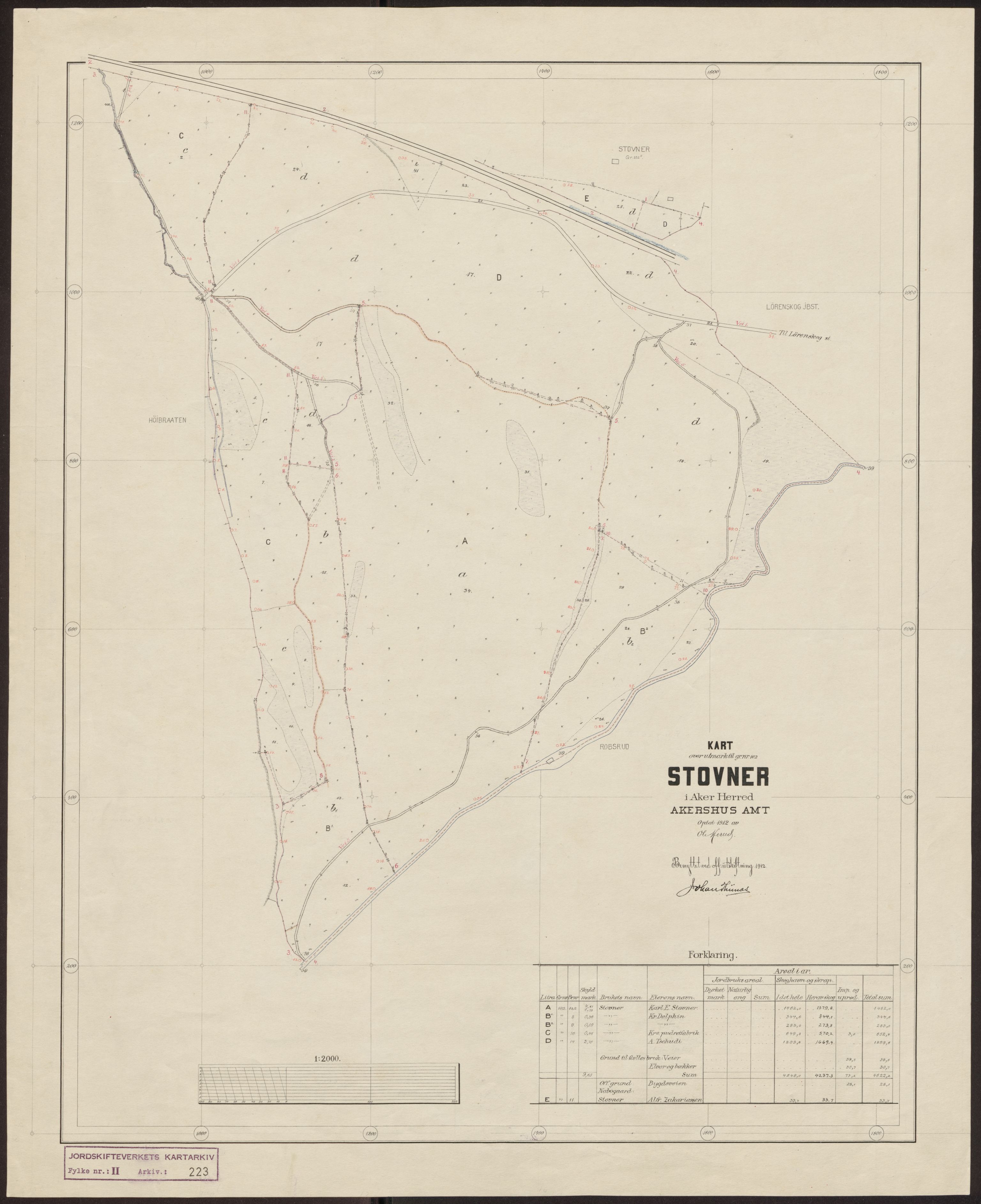 Jordskifteverkets kartarkiv, AV/RA-S-3929/T, 1859-1988, p. 293