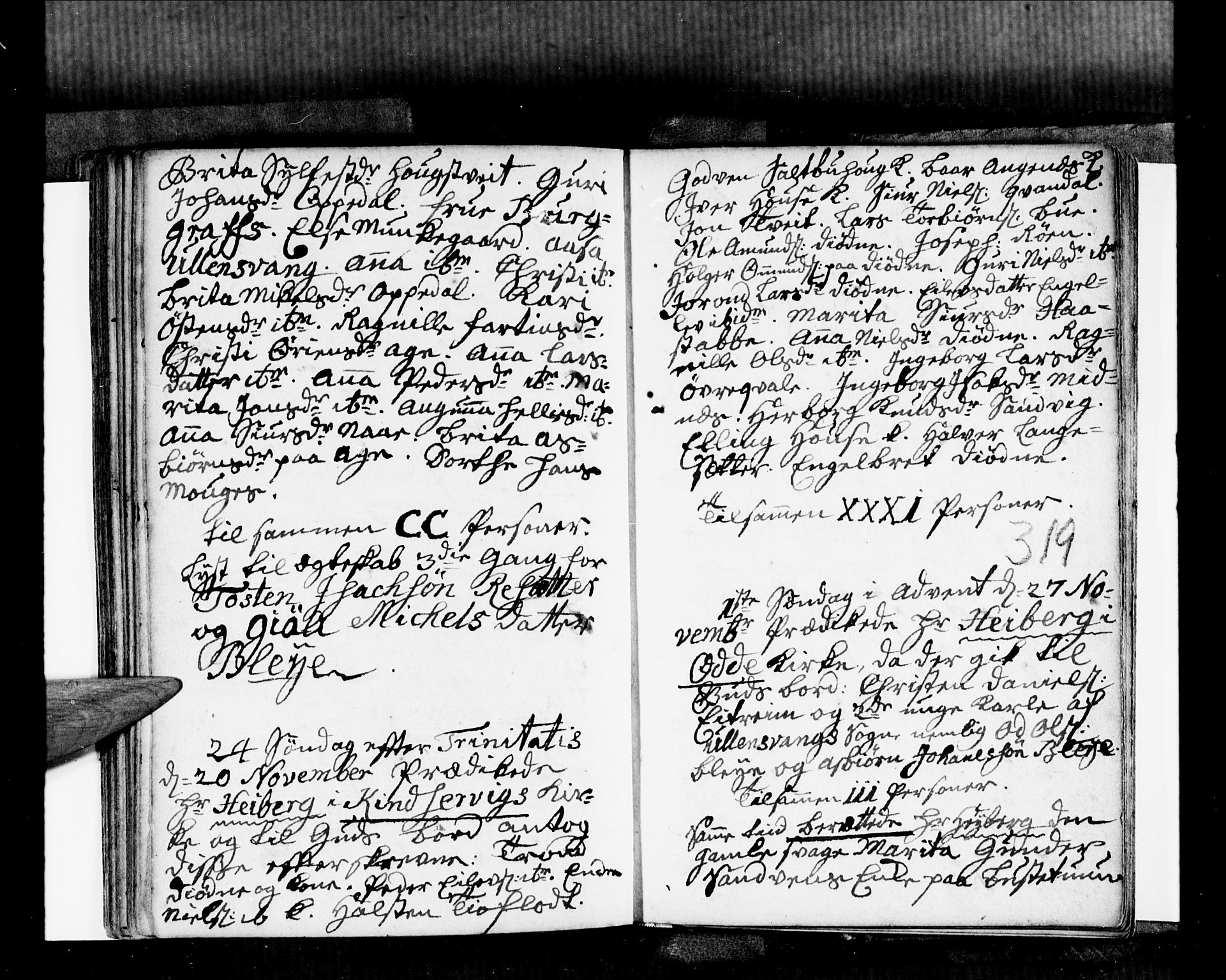 Ullensvang sokneprestembete, AV/SAB-A-78701/H/Haa: Parish register (official) no. A 5, 1733-1758, p. 319