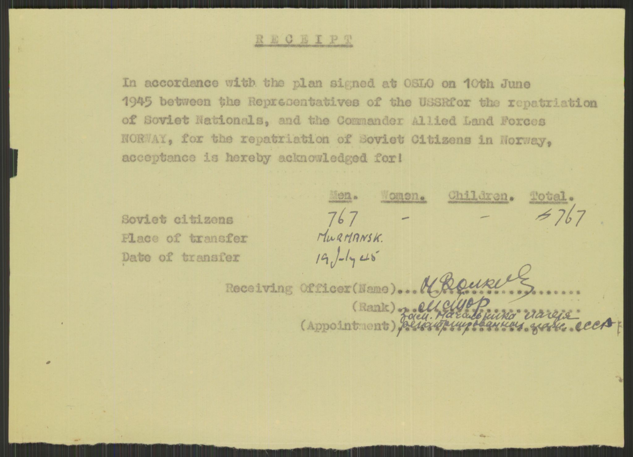 Flyktnings- og fangedirektoratet, Repatrieringskontoret, AV/RA-S-1681/D/Db/L0015: Displaced Persons (DPs) og sivile tyskere, 1945-1948, p. 805