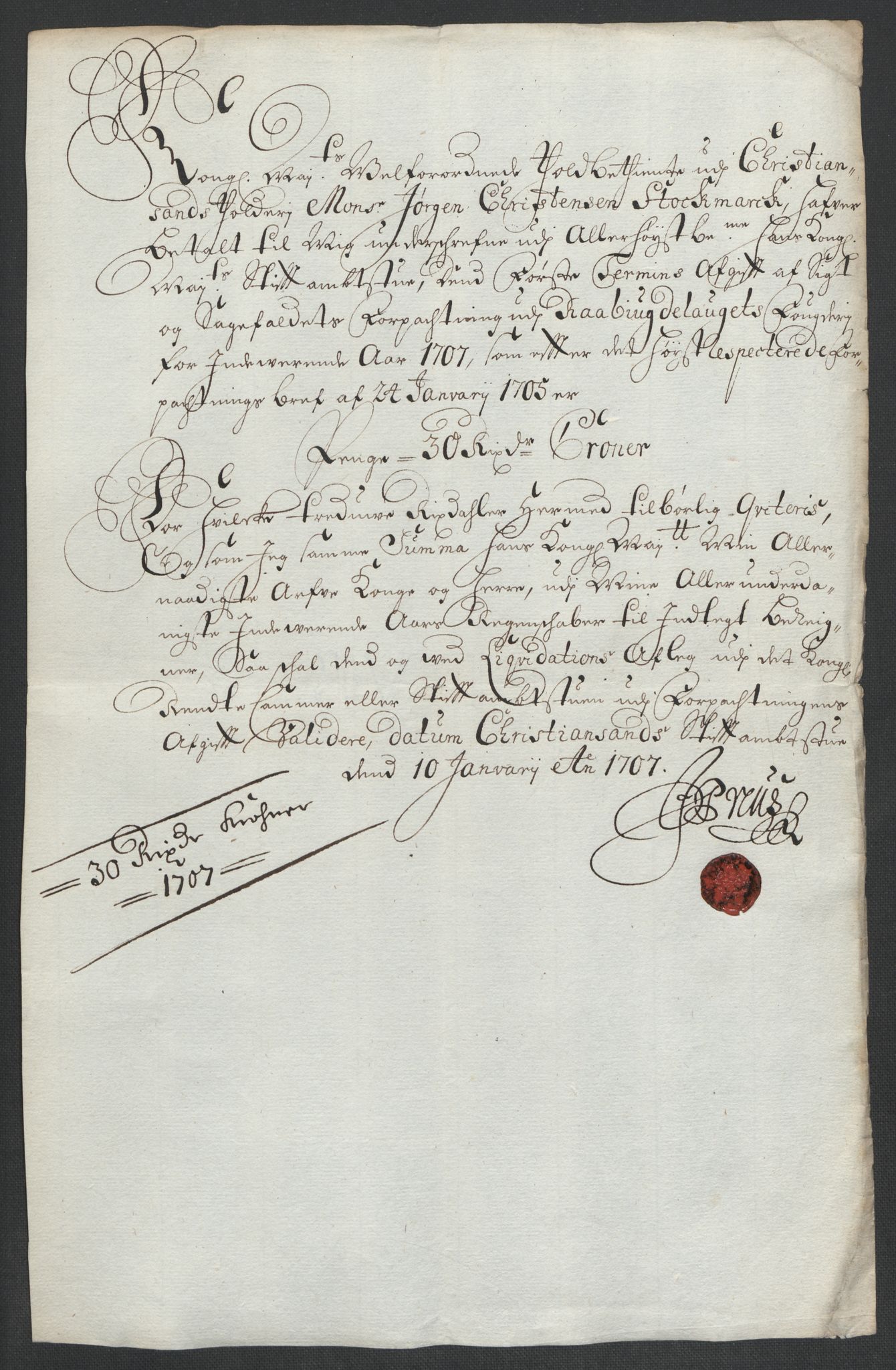 Rentekammeret inntil 1814, Reviderte regnskaper, Fogderegnskap, AV/RA-EA-4092/R40/L2448: Fogderegnskap Råbyggelag, 1706-1708, p. 285