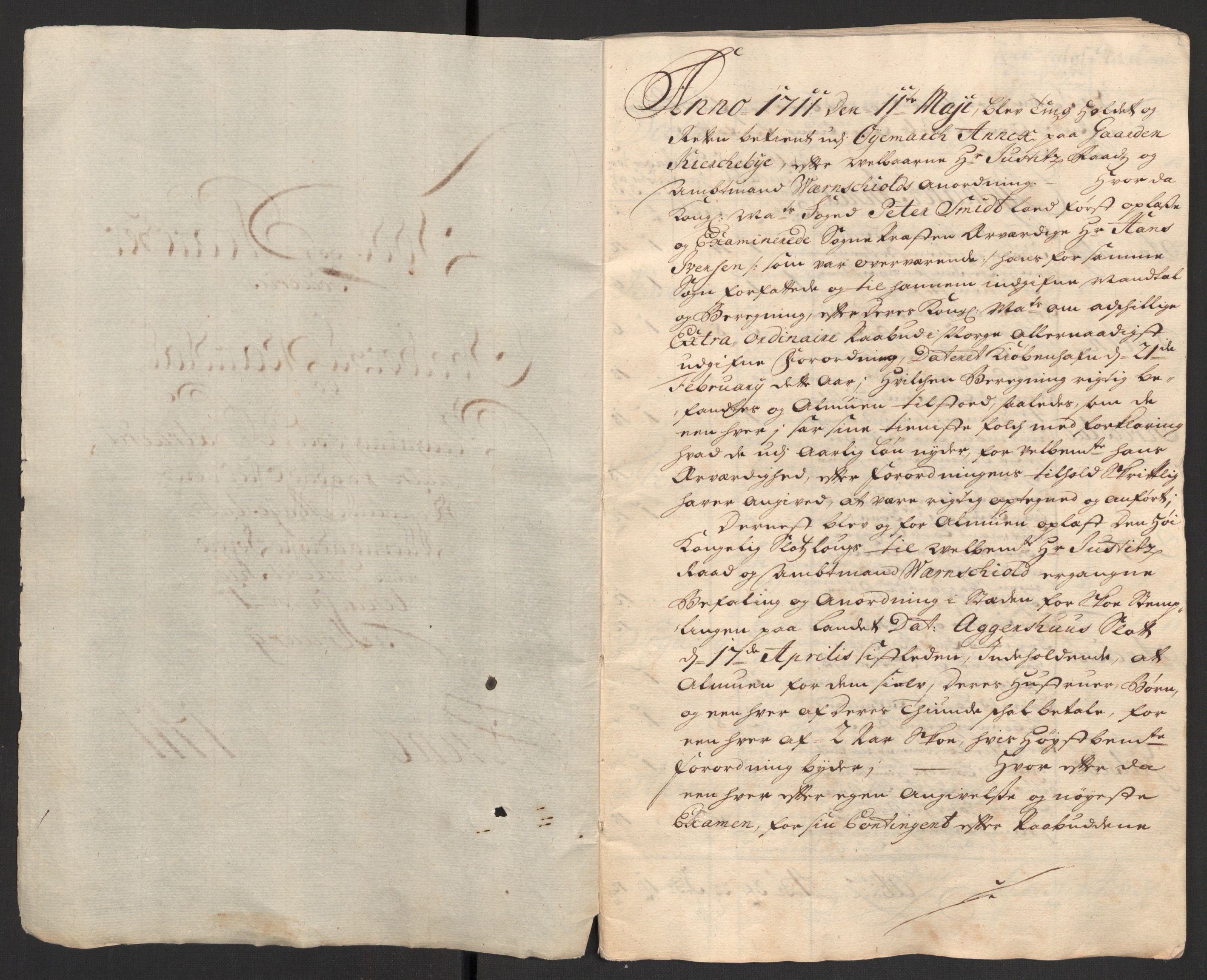 Rentekammeret inntil 1814, Reviderte regnskaper, Fogderegnskap, AV/RA-EA-4092/R01/L0020: Fogderegnskap Idd og Marker, 1711, p. 250