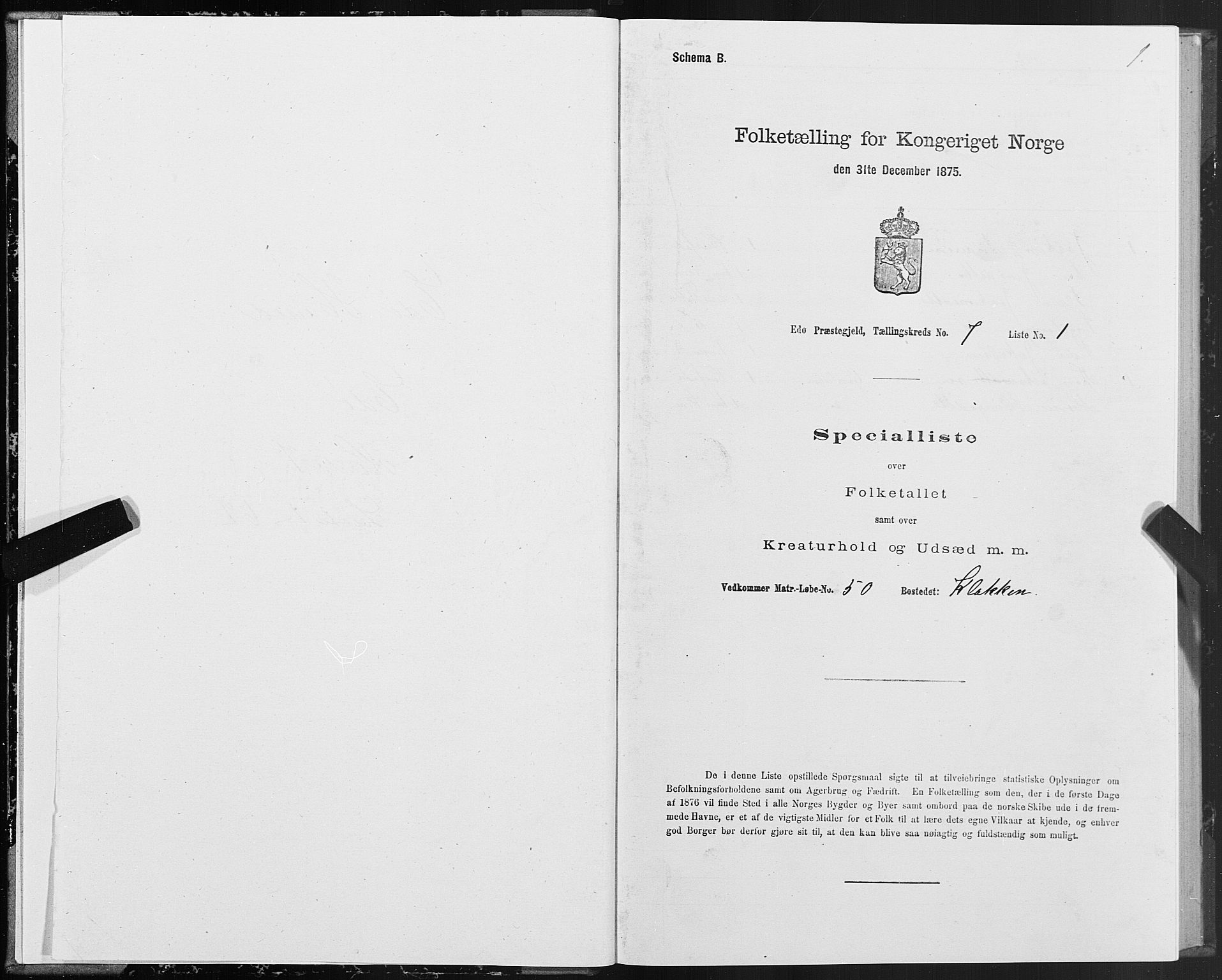 SAT, 1875 census for 1573P Edøy, 1875, p. 3001