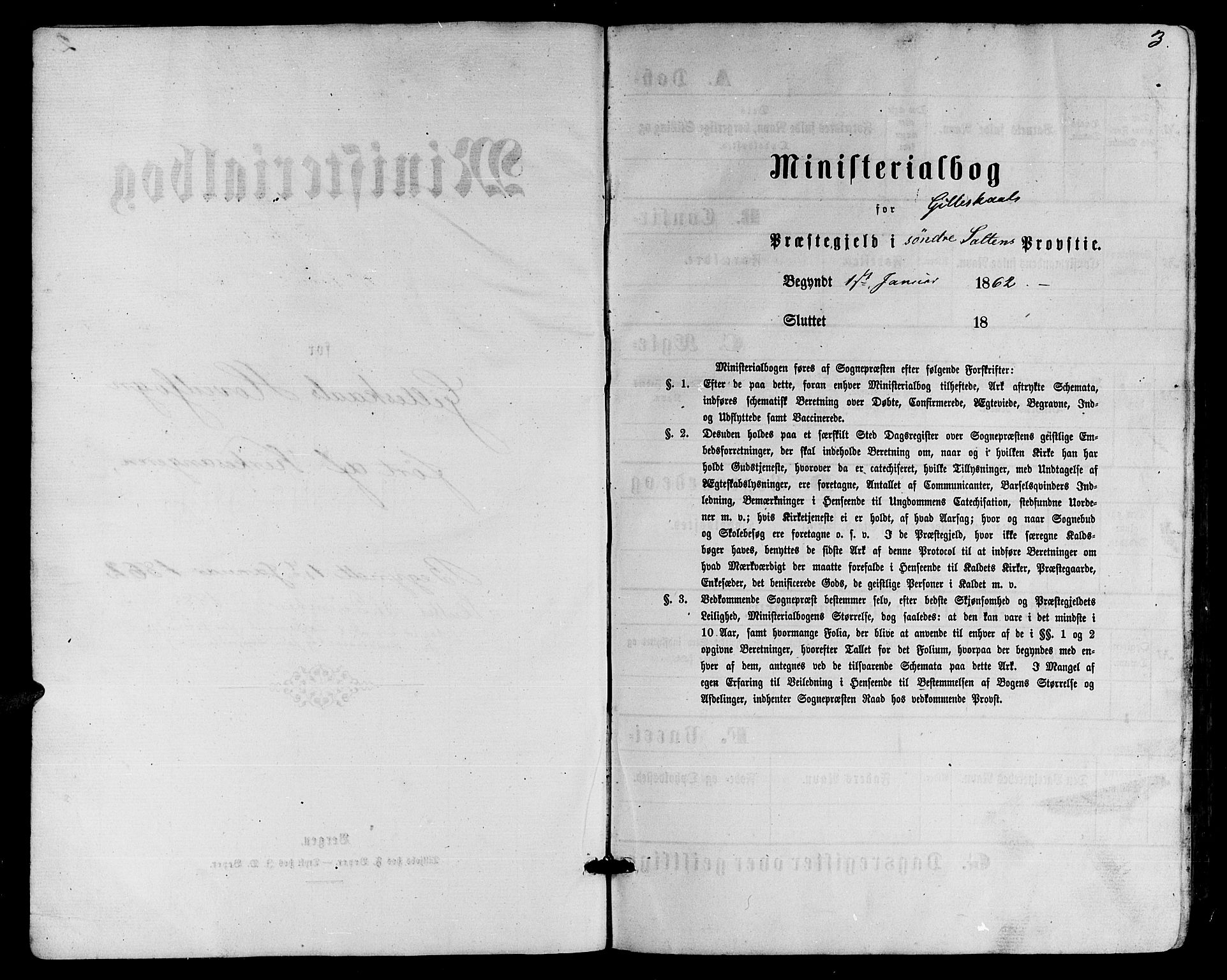 Ministerialprotokoller, klokkerbøker og fødselsregistre - Nordland, AV/SAT-A-1459/805/L0107: Parish register (copy) no. 805C03, 1862-1885, p. 3