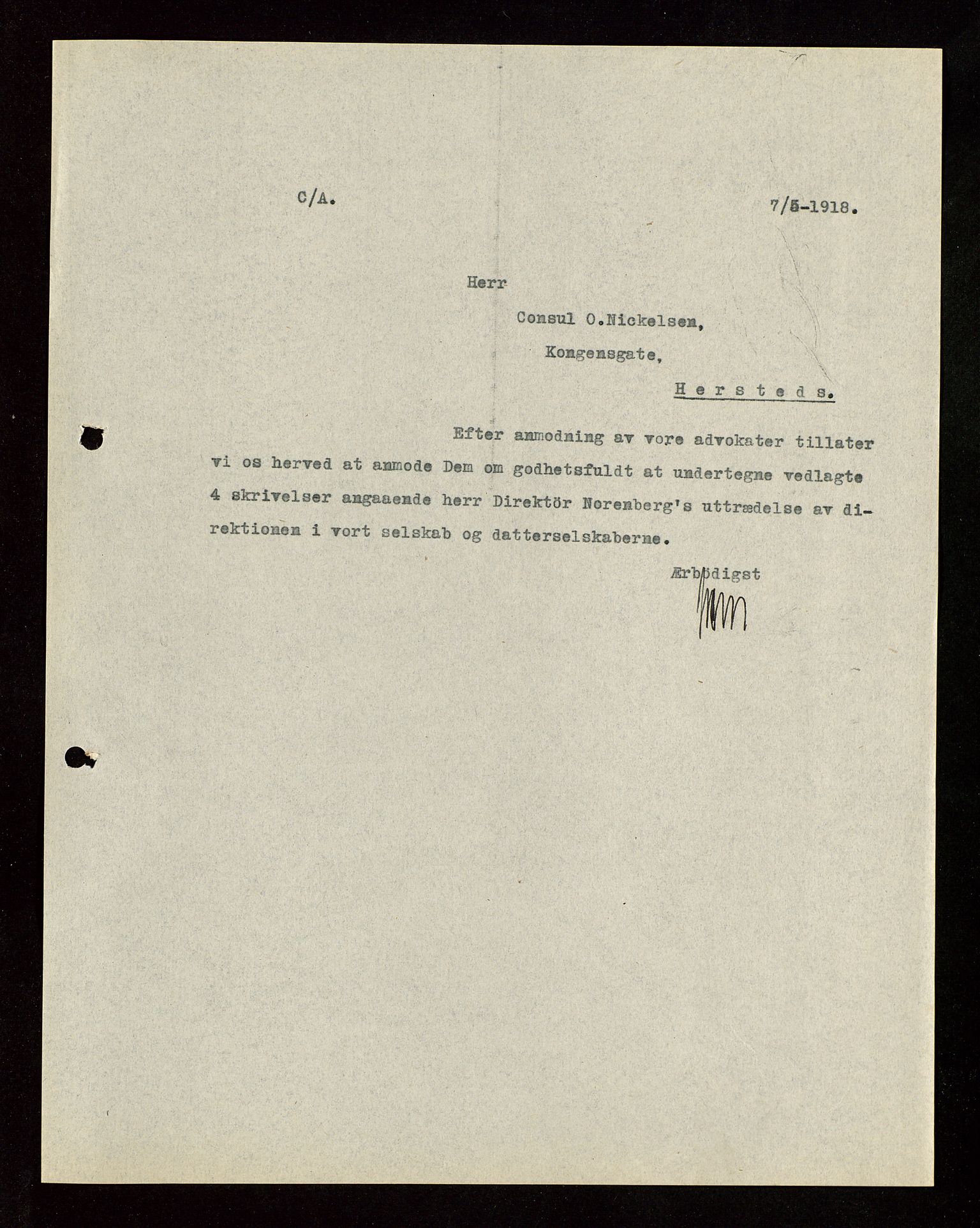 Pa 1521 - A/S Norske Shell, AV/SAST-A-101915/E/Ea/Eaa/L0003: Sjefskorrespondanse, 1918, p. 177