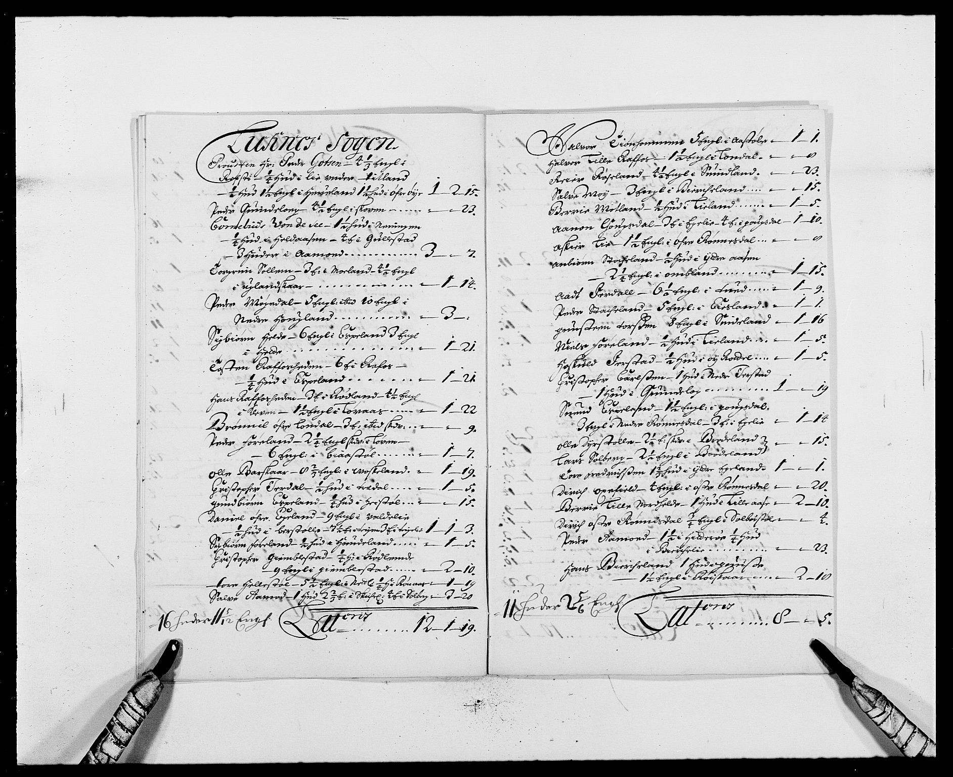 Rentekammeret inntil 1814, Reviderte regnskaper, Fogderegnskap, AV/RA-EA-4092/R41/L2534: Fogderegnskap Lista, 1686-1688, p. 205