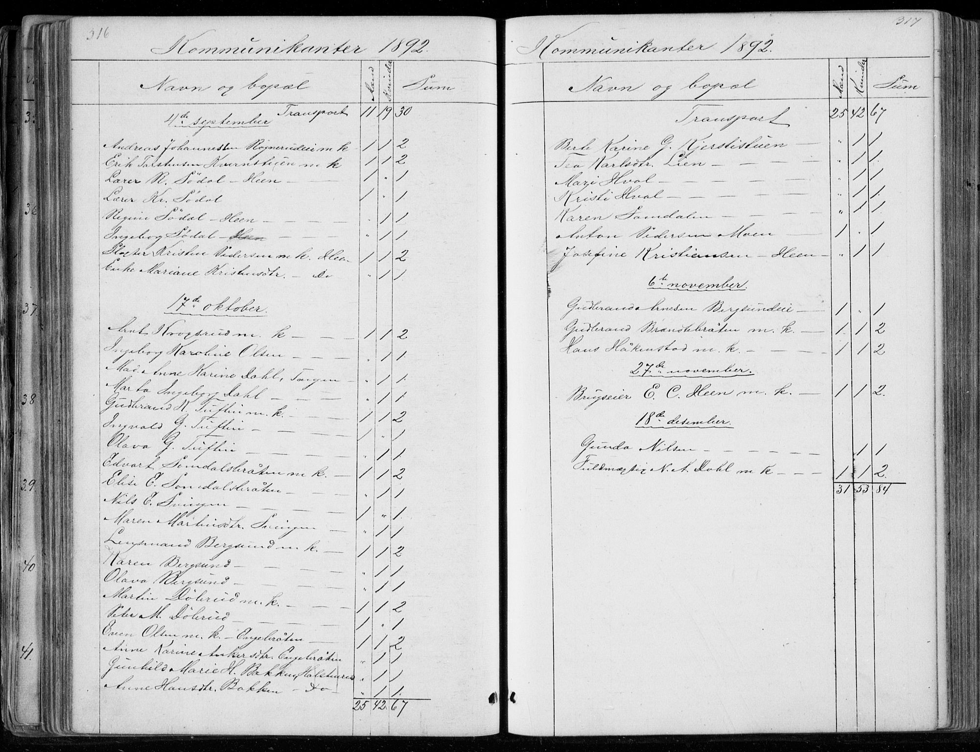 Ådal kirkebøker, SAKO/A-248/G/Gc/L0001: Parish register (copy) no. III 1, 1862-1898, p. 316-317