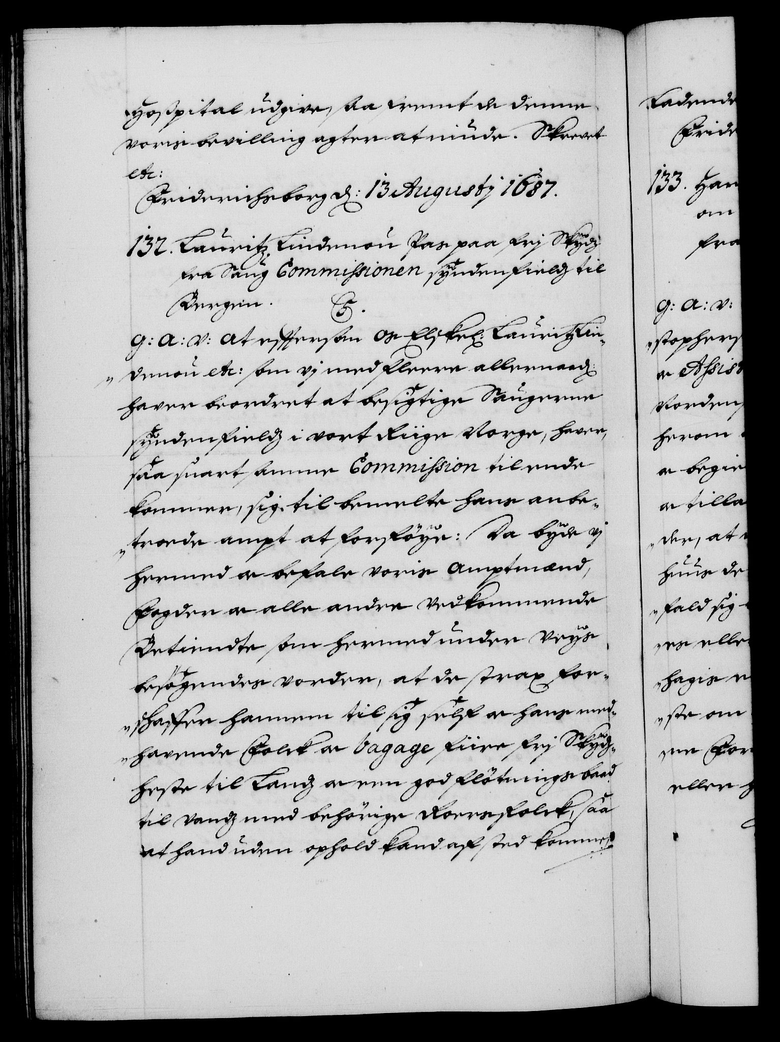 Danske Kanselli 1572-1799, AV/RA-EA-3023/F/Fc/Fca/Fcaa/L0014: Norske registre (mikrofilm), 1685-1687, p. 529b