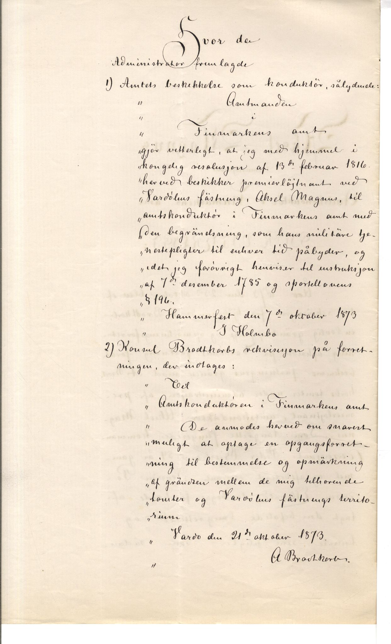 Brodtkorb handel A/S, VAMU/A-0001/Q/Qb/L0001: Skjøter og grunnbrev i Vardø by, 1822-1943, p. 364