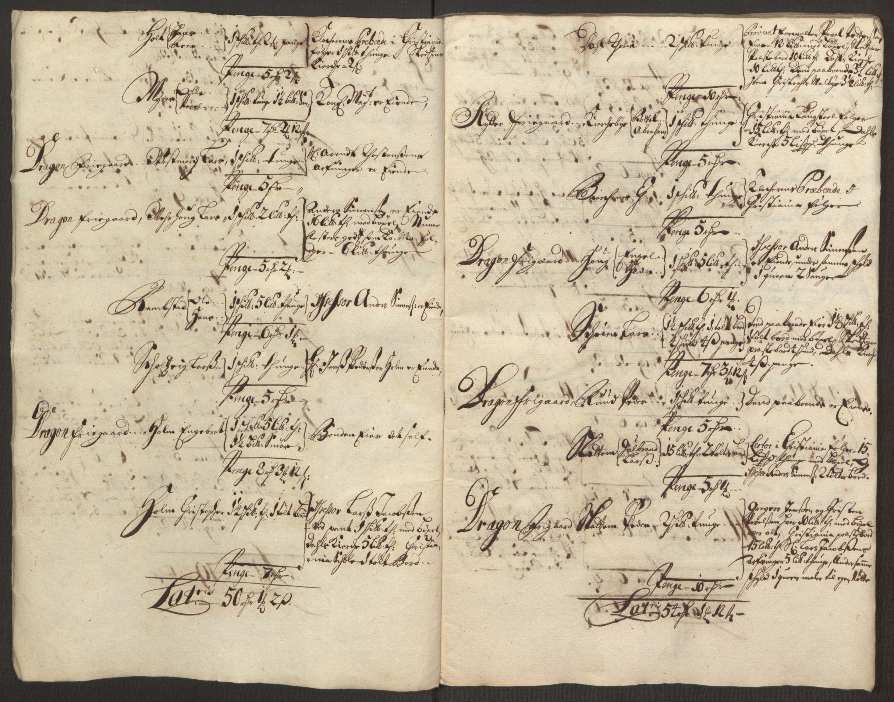 Rentekammeret inntil 1814, Reviderte regnskaper, Fogderegnskap, AV/RA-EA-4092/R11/L0579: Fogderegnskap Nedre Romerike, 1694-1695, p. 286