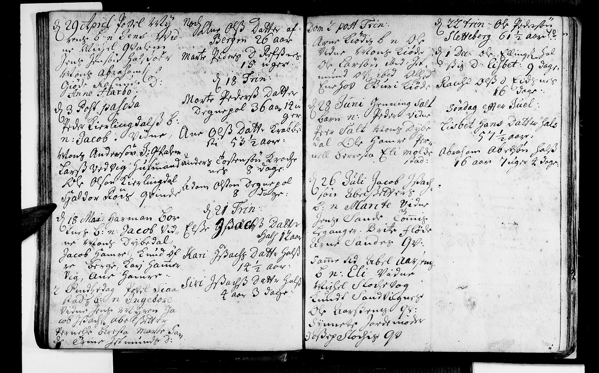 Selje sokneprestembete, SAB/A-99938/H/Ha/Haa/Haaa: Parish register (official) no. A 2, 1704-1715, p. 42