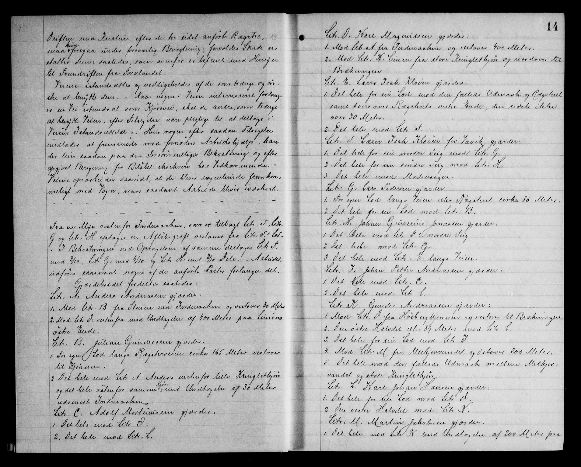 Fosen sorenskriveri, AV/SAT-A-1107/1/2/2C/L0039: Mortgage book no. 30, 1905-1906, p. 14
