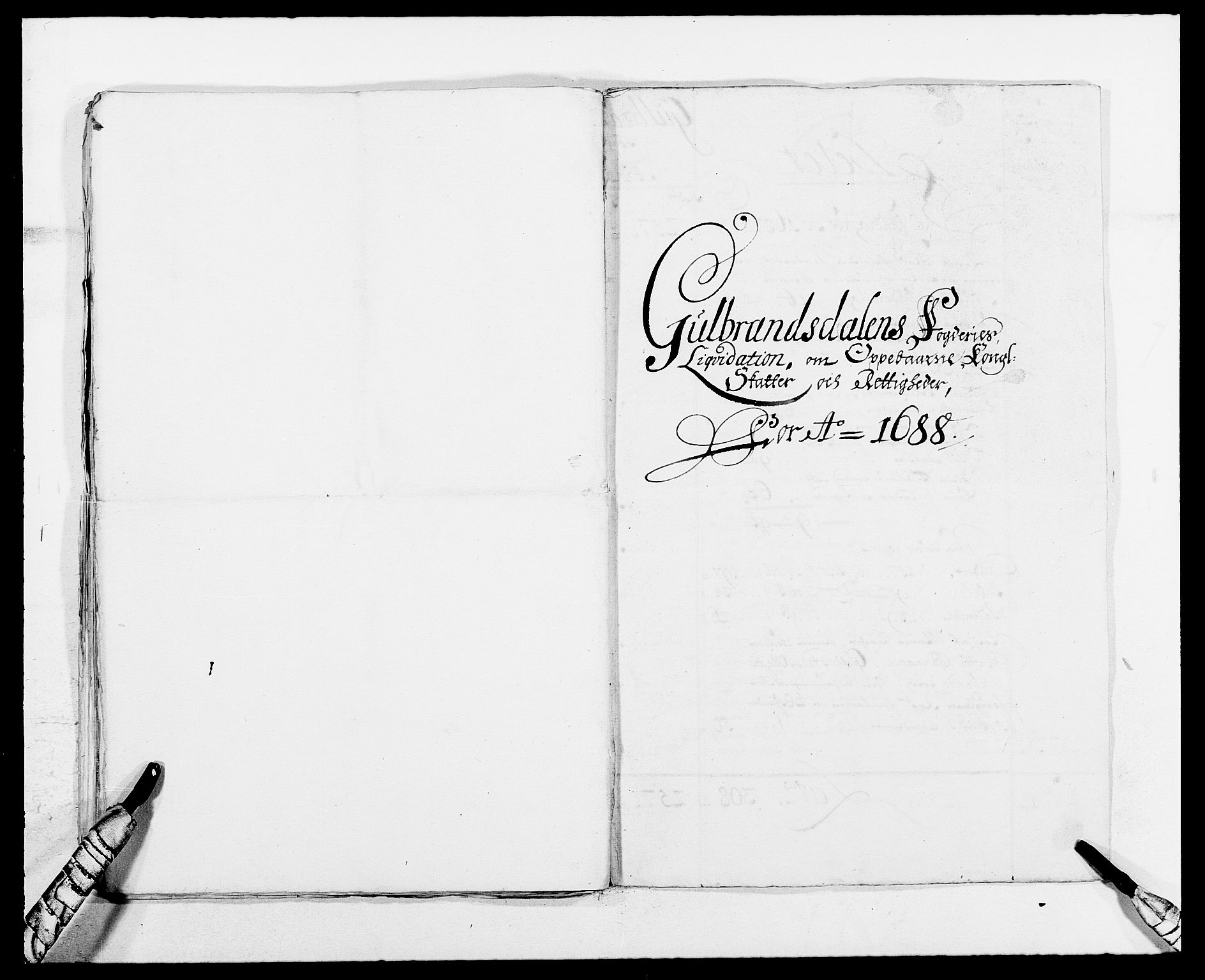 Rentekammeret inntil 1814, Reviderte regnskaper, Fogderegnskap, RA/EA-4092/R17/L1157: Fogderegnskap Gudbrandsdal, 1682-1689, p. 30