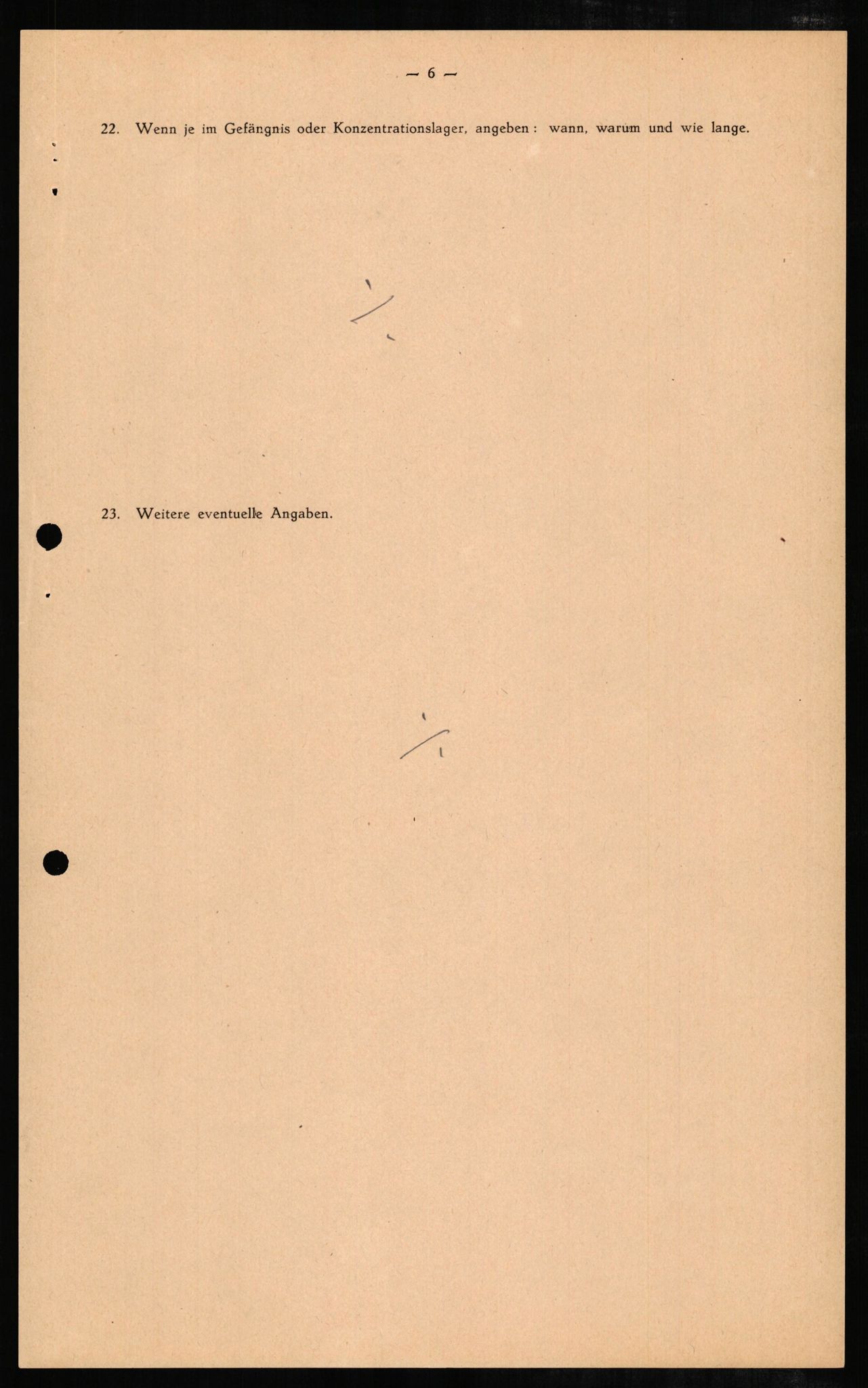 Forsvaret, Forsvarets overkommando II, AV/RA-RAFA-3915/D/Db/L0006: CI Questionaires. Tyske okkupasjonsstyrker i Norge. Tyskere., 1945-1946, p. 97