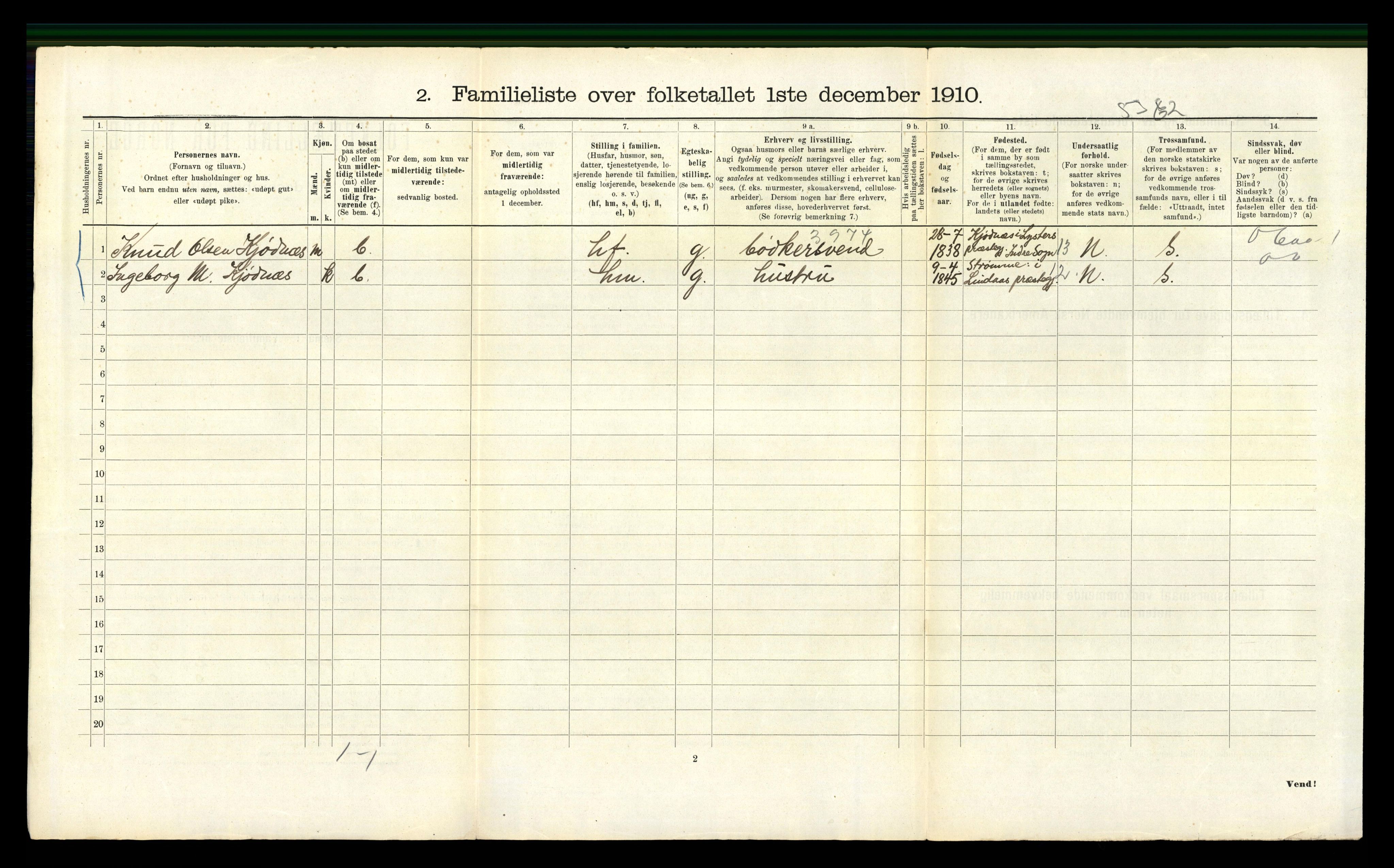 RA, 1910 census for Bergen, 1910, p. 33372