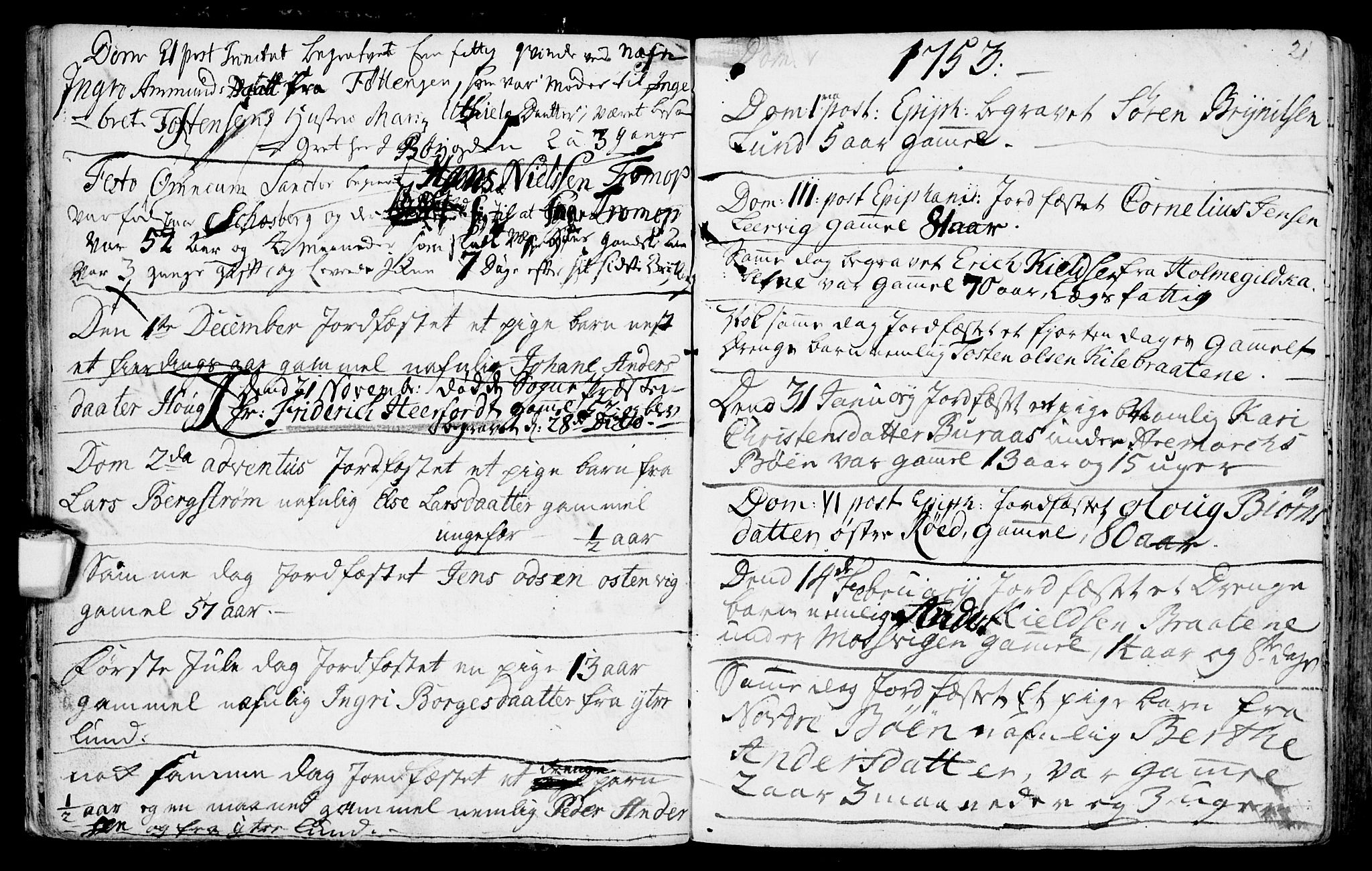 Aremark prestekontor Kirkebøker, SAO/A-10899/F/Fa/L0003: Parish register (official) no. I 3, 1745-1795, p. 21