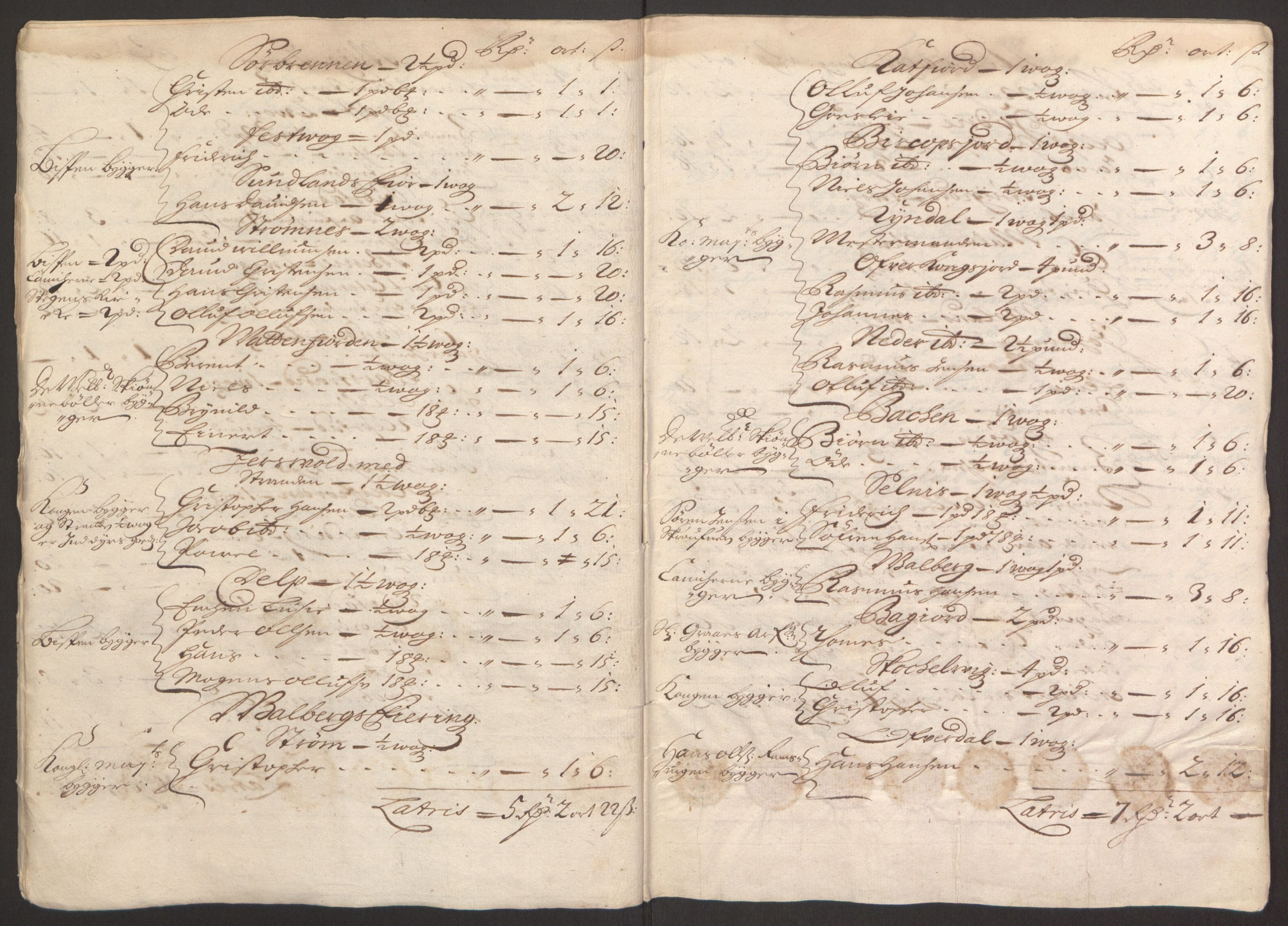 Rentekammeret inntil 1814, Reviderte regnskaper, Fogderegnskap, AV/RA-EA-4092/R67/L4675: Fogderegnskap Vesterålen, Andenes og Lofoten, 1691-1693, p. 120