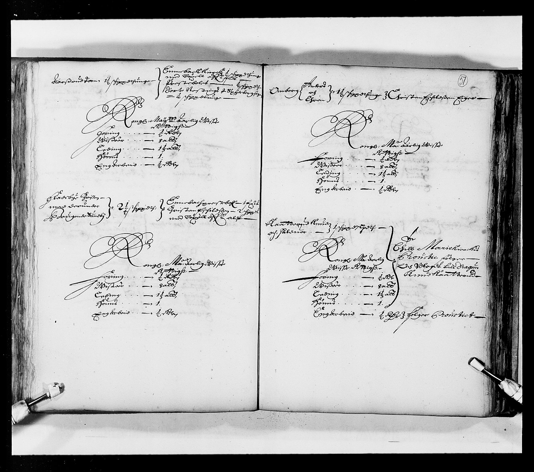 Stattholderembetet 1572-1771, AV/RA-EA-2870/Ek/L0033a/0001: Jordebøker 1662-1720: / Matrikkel for Nedre Romerike, 1670, p. 50b-51a