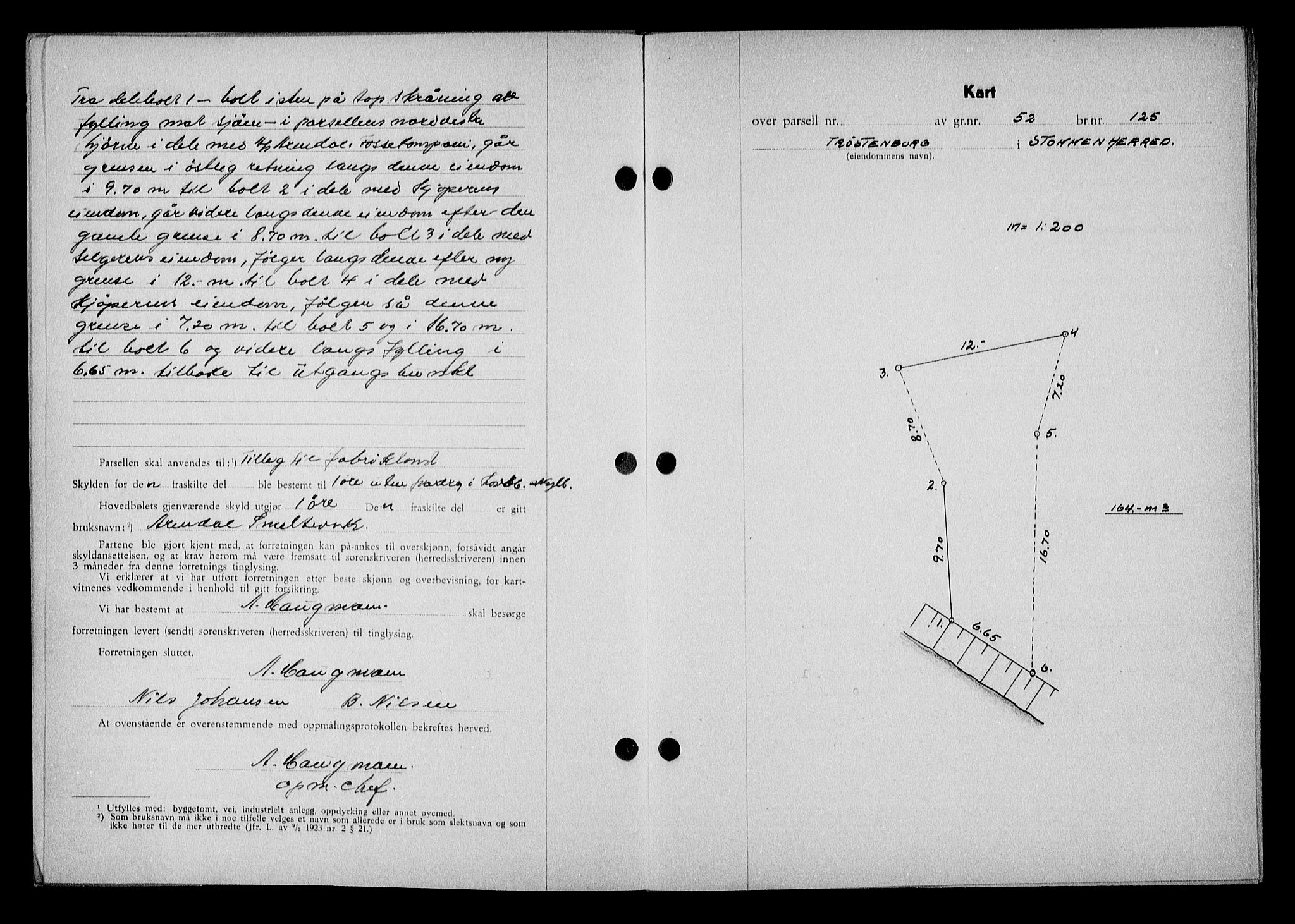 Nedenes sorenskriveri, AV/SAK-1221-0006/G/Gb/Gba/L0051: Mortgage book no. A-V, 1943-1944, Diary no: : 409/1944