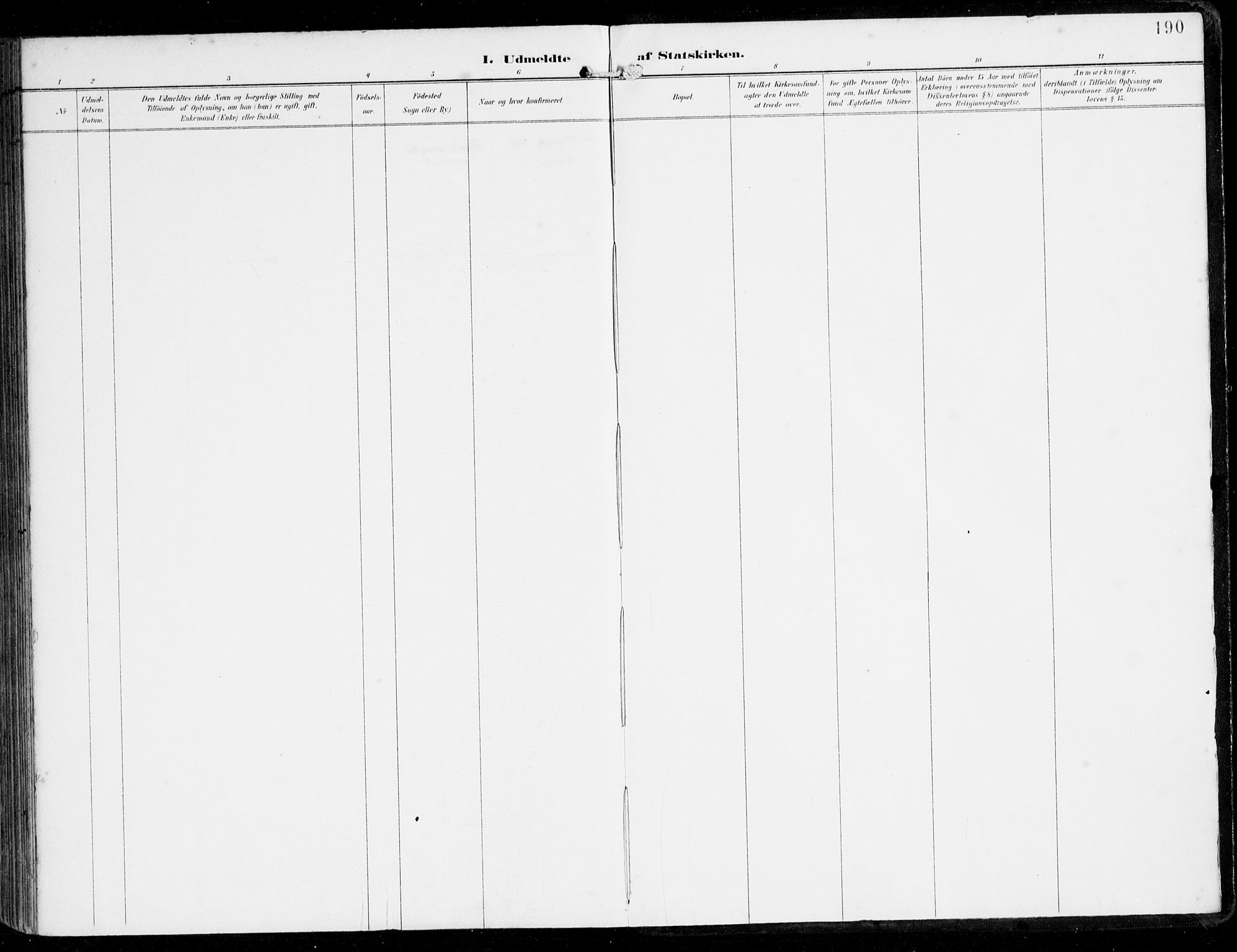 Alversund Sokneprestembete, AV/SAB-A-73901/H/Ha/Haa/Haad/L0004: Parish register (official) no. D 4, 1898-1926, p. 190