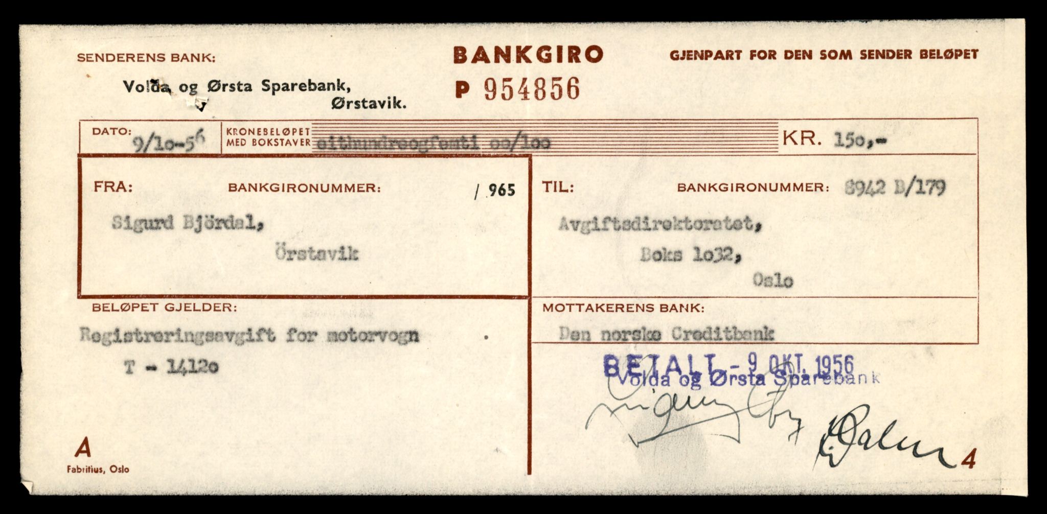 Møre og Romsdal vegkontor - Ålesund trafikkstasjon, AV/SAT-A-4099/F/Fe/L0043: Registreringskort for kjøretøy T 14080 - T 14204, 1927-1998, p. 1109