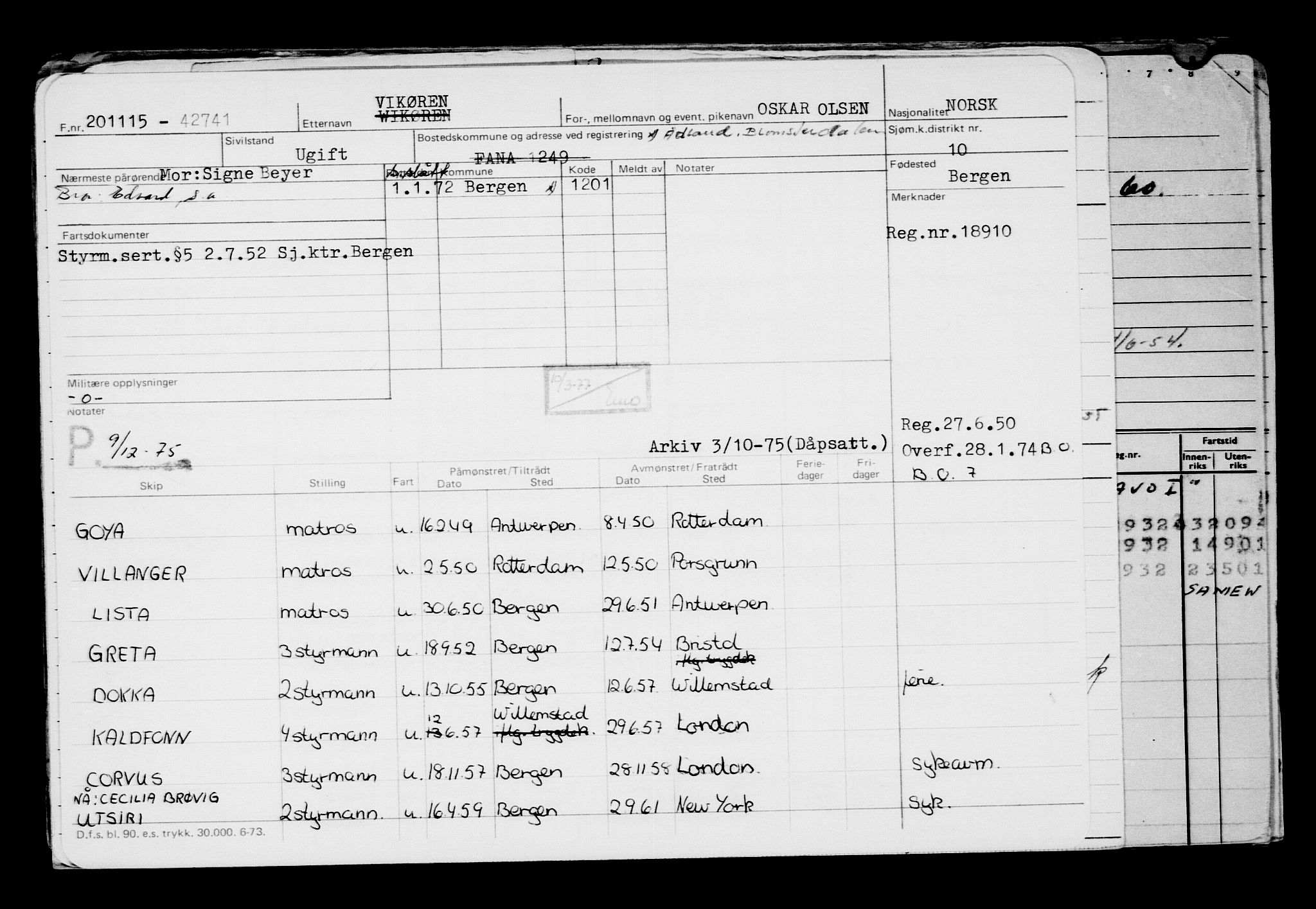 Direktoratet for sjømenn, AV/RA-S-3545/G/Gb/L0134: Hovedkort, 1915, p. 579