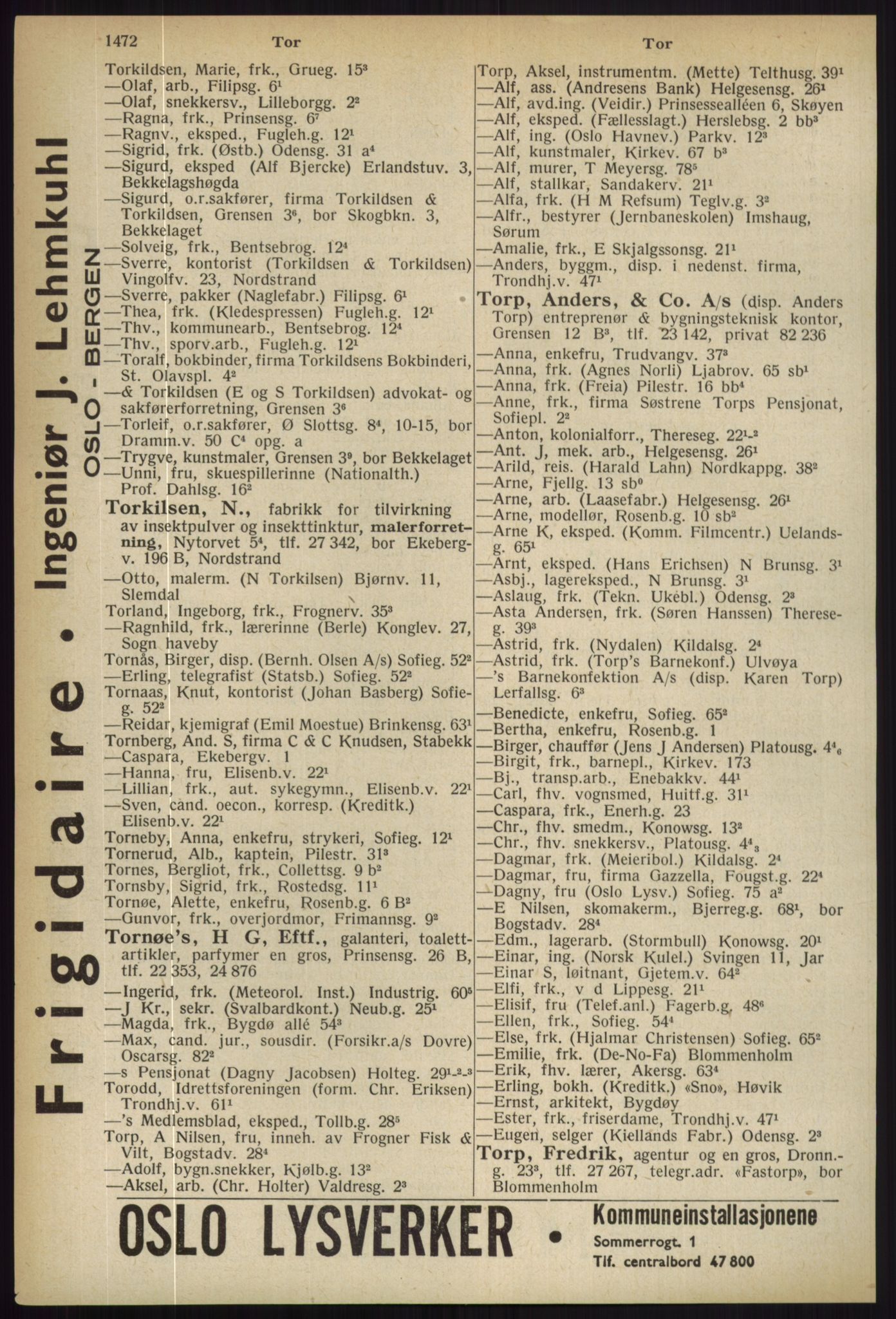 Kristiania/Oslo adressebok, PUBL/-, 1936, p. 1472