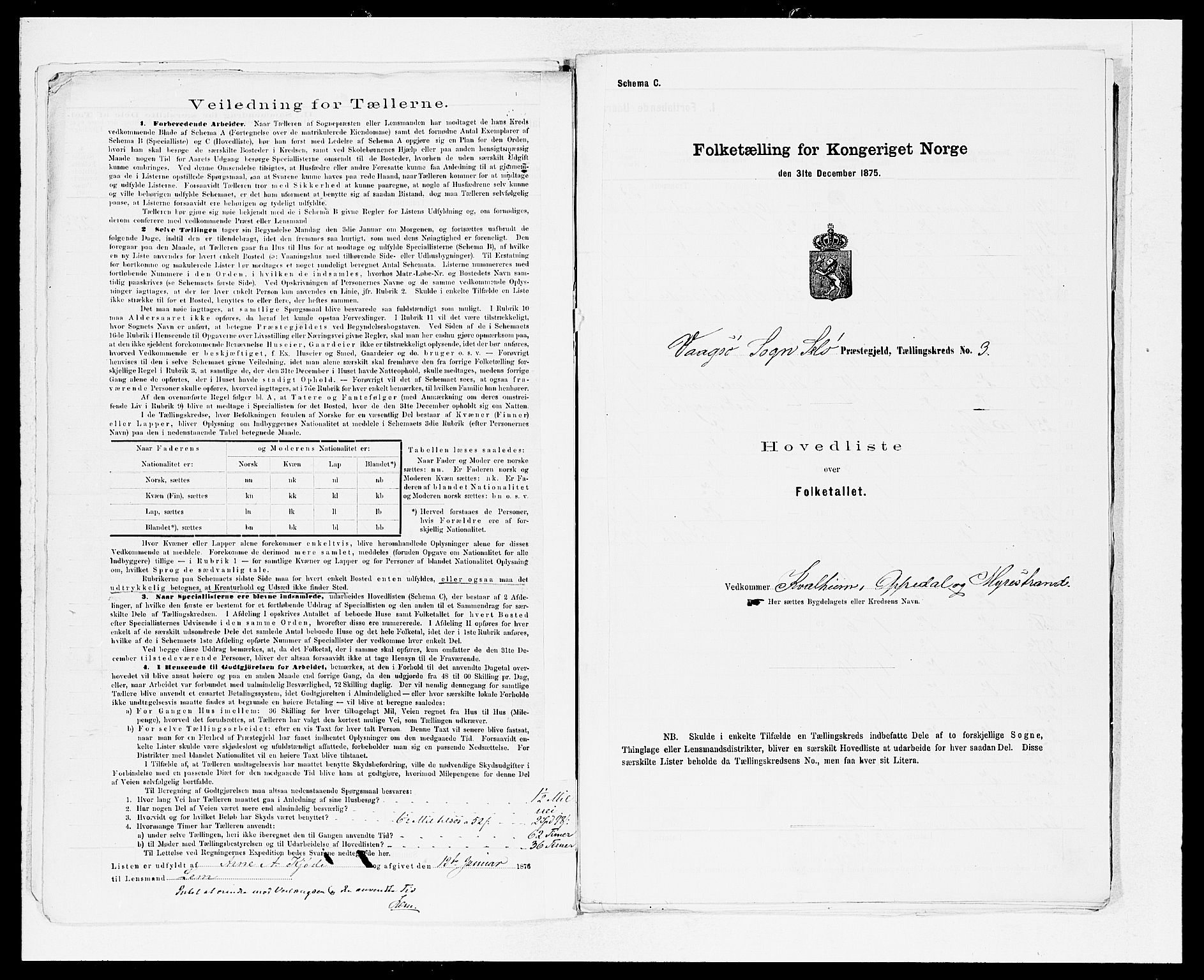 SAB, 1875 Census for 1441P Selje, 1875, p. 7