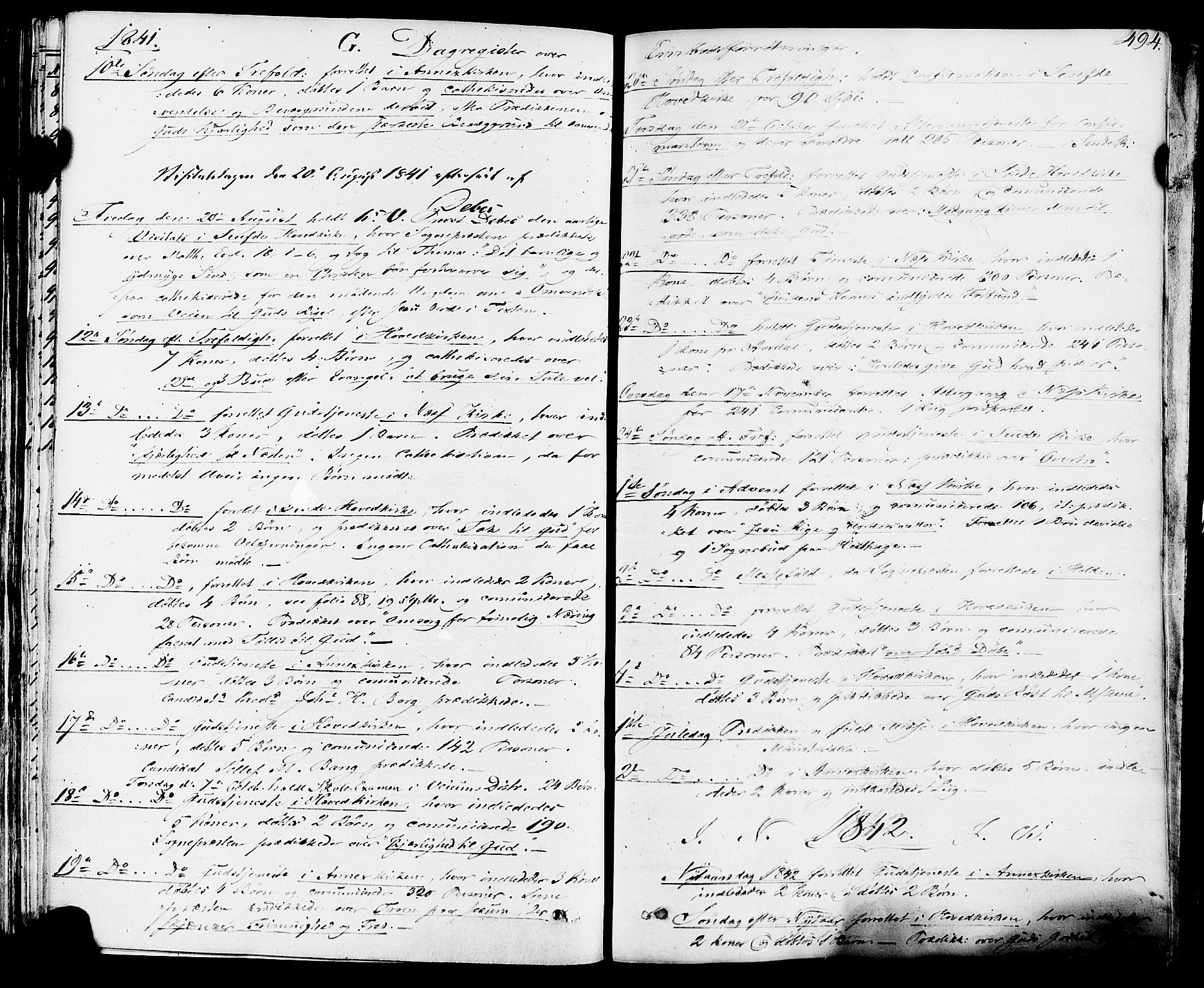 Sauherad kirkebøker, SAKO/A-298/F/Fa/L0006: Parish register (official) no. I 6, 1827-1850, p. 494