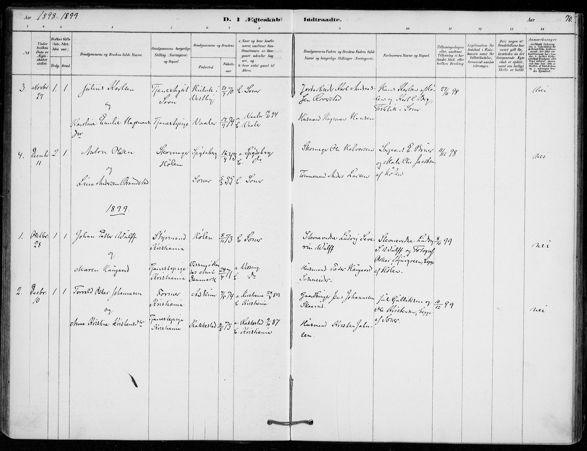 Vestby prestekontor Kirkebøker, AV/SAO-A-10893/F/Fe/L0001: Parish register (official) no. V 1, 1878-1931, p. 70
