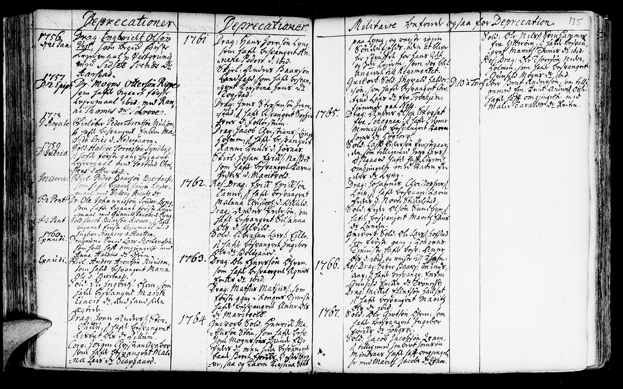 Ministerialprotokoller, klokkerbøker og fødselsregistre - Nord-Trøndelag, SAT/A-1458/723/L0231: Parish register (official) no. 723A02, 1748-1780, p. 135