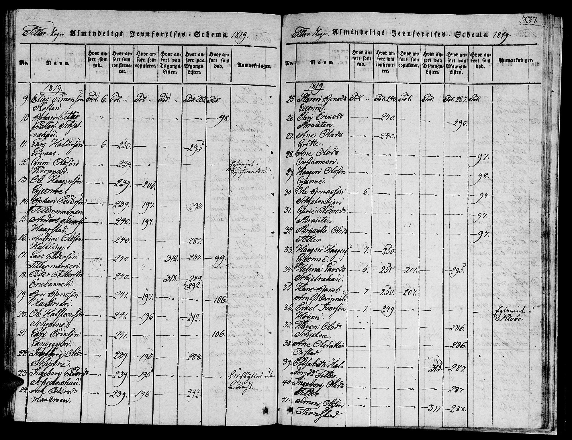 Ministerialprotokoller, klokkerbøker og fødselsregistre - Sør-Trøndelag, SAT/A-1456/621/L0458: Parish register (copy) no. 621C01, 1816-1865, p. 337