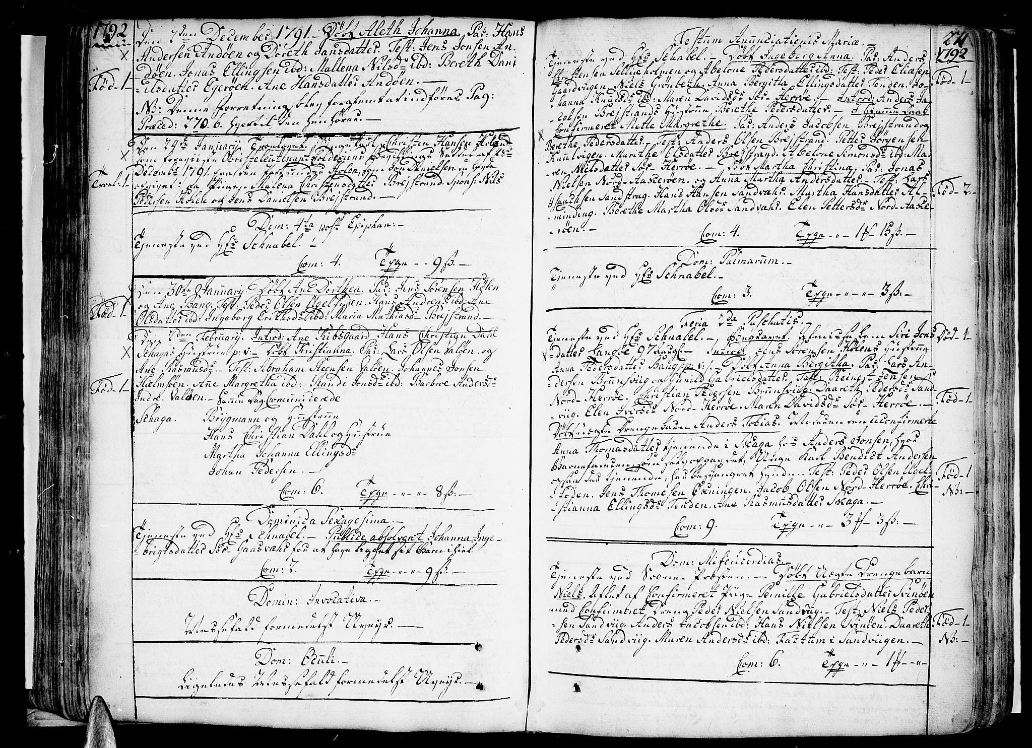 Ministerialprotokoller, klokkerbøker og fødselsregistre - Nordland, AV/SAT-A-1459/830/L0441: Parish register (official) no. 830A07 /3, 1776-1800, p. 271